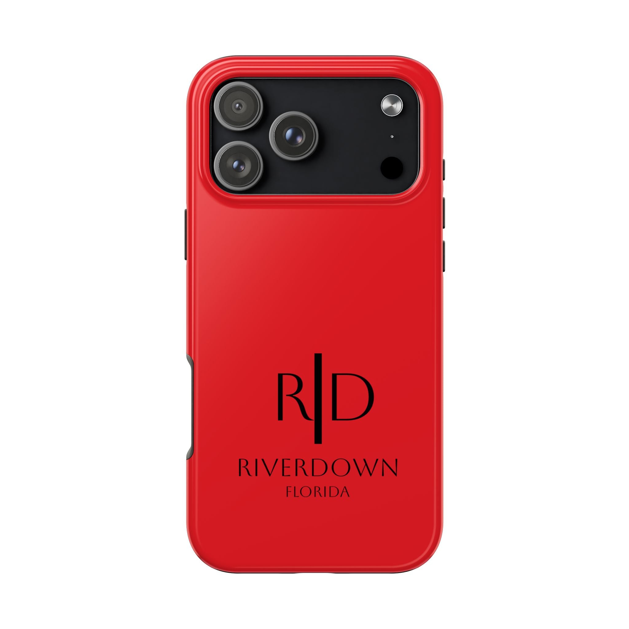 924 - Phone Case Red Berry — Durable Protective Phone Cover with Monogram Logo