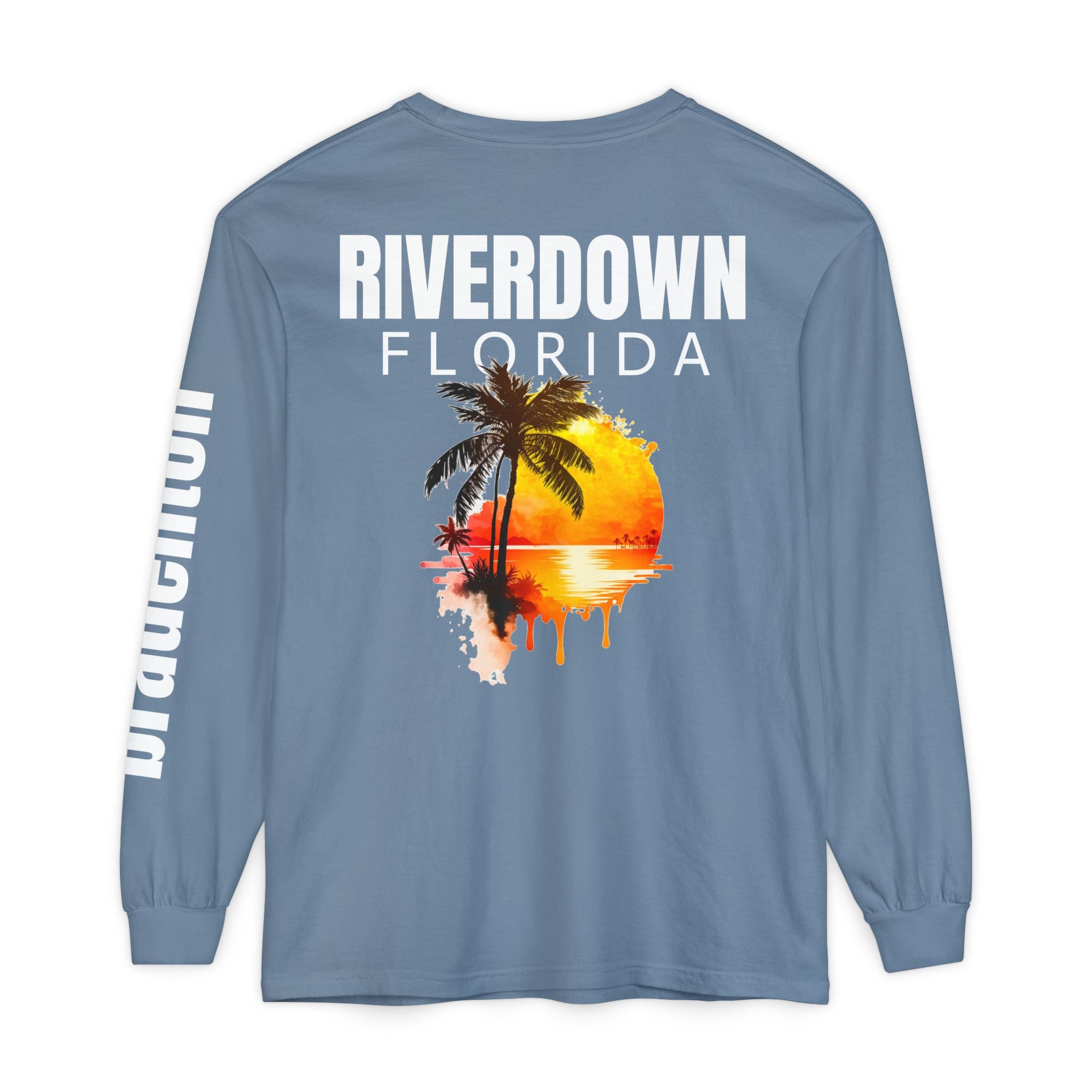 2 - Long Sleeve Bradenton Tee Multi Colors 'R|D' — Florida Sleeve Graphic