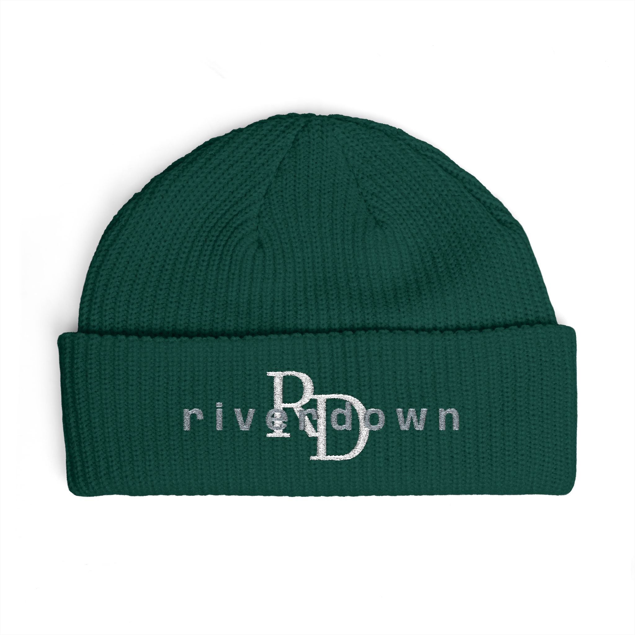 92 - RD Cuff Beanie Embroidered Streetwear Knit Cap