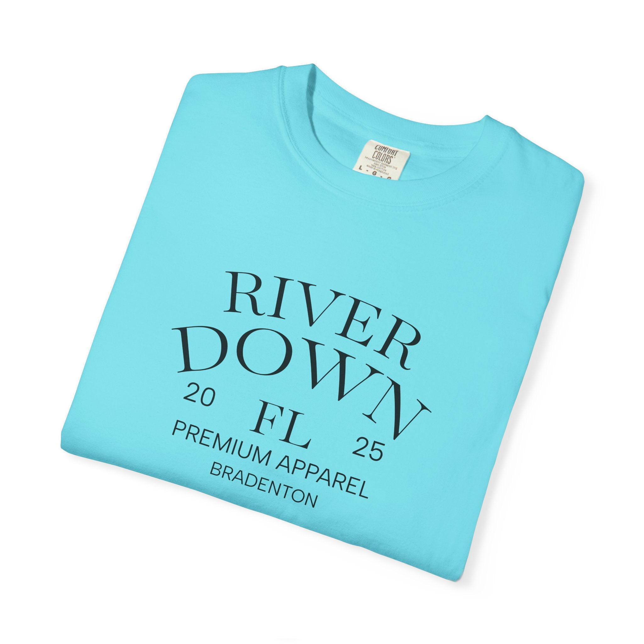 101 -  Tee Multi Colors Monogram R|D Plain Back Classic Tee — Minimalist Initials T-Shirt