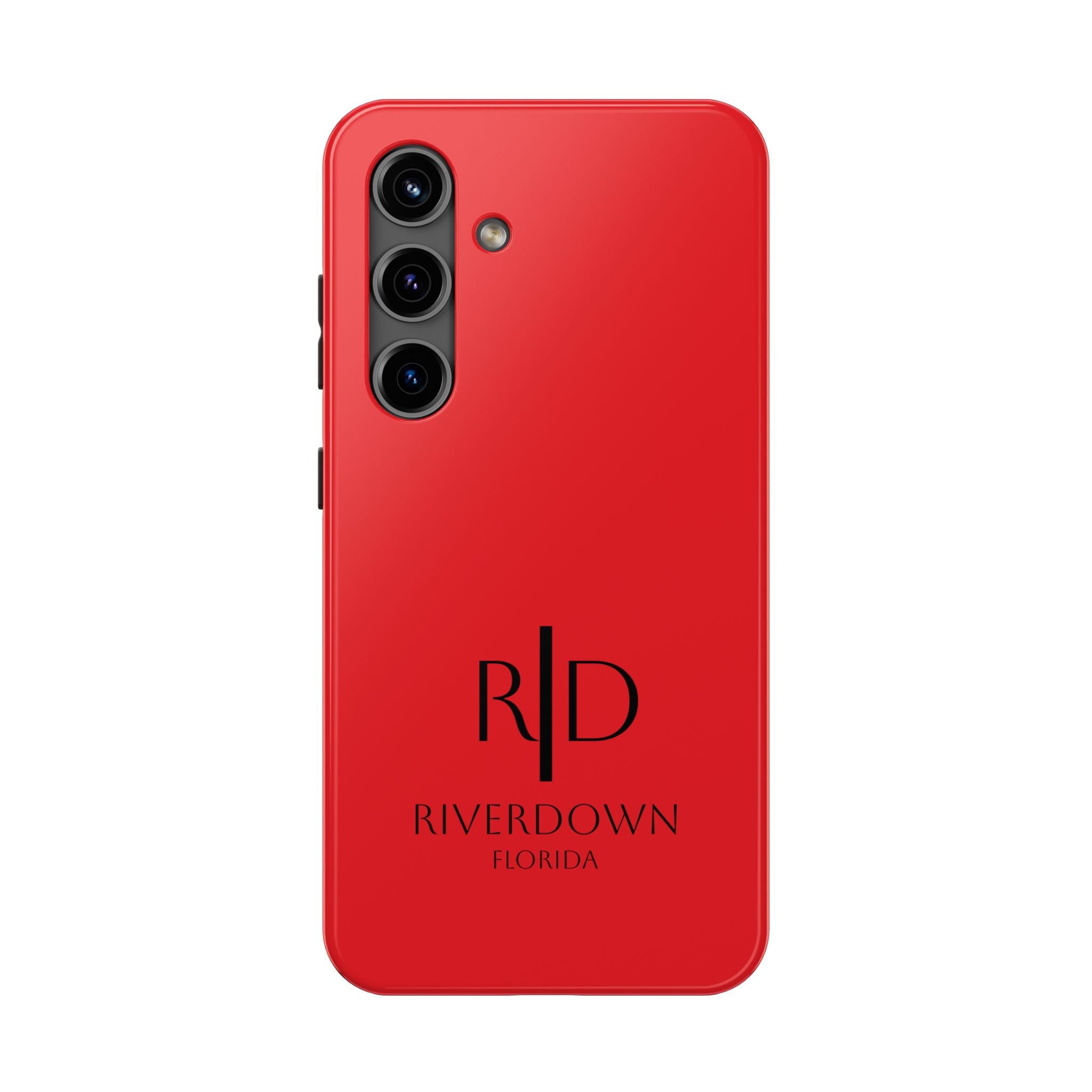 924 - Phone Case Red Berry — Durable Protective Phone Cover with Monogram Logo