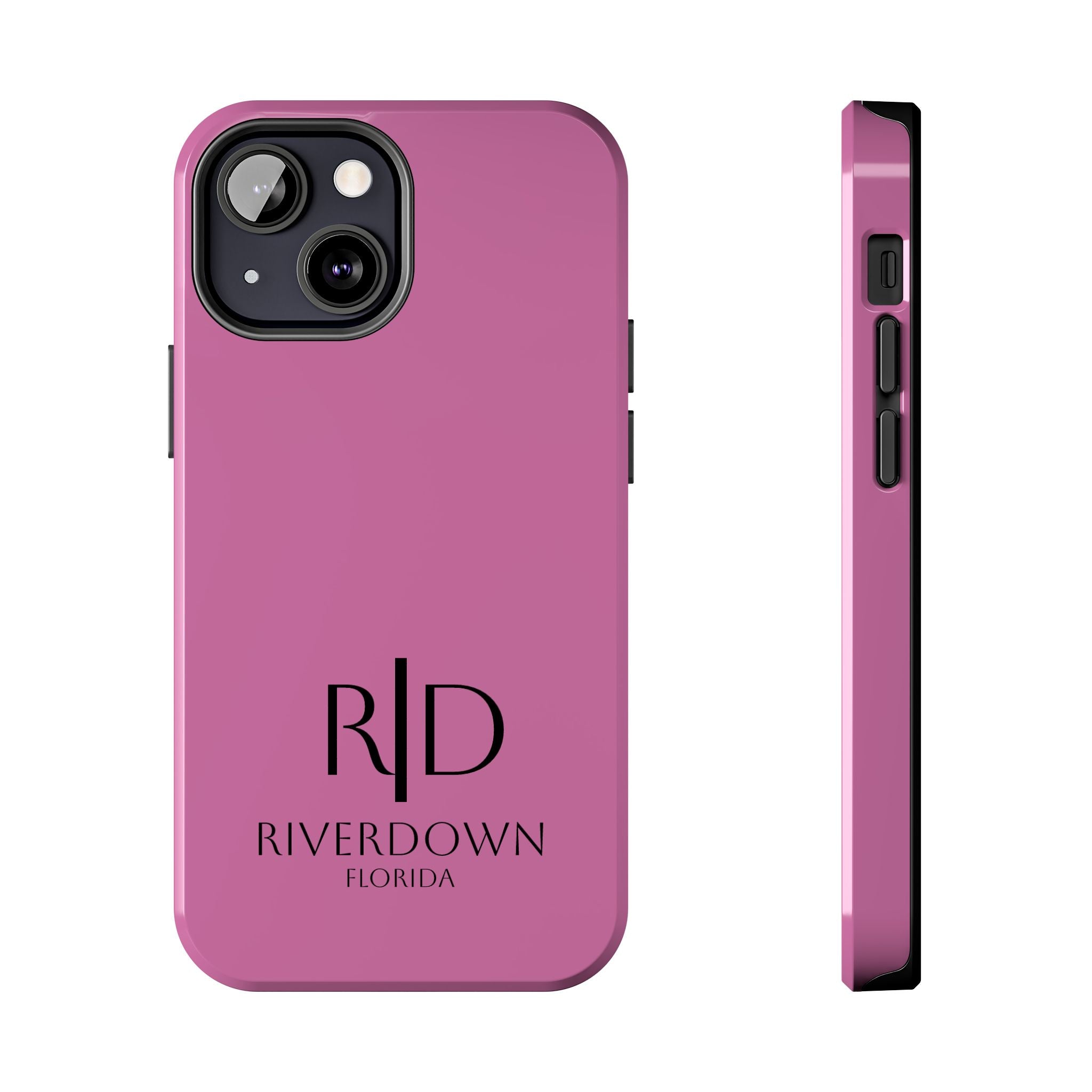 924 - Phone Case Pink Peddle Riverdown Florida Tough Phone Case – Slim Protective iPhone Cover with R|D Logo