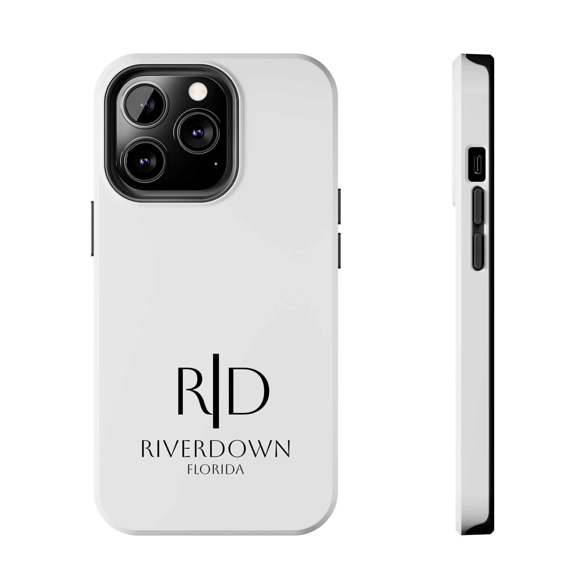 924 - Phone Case White Cap Riverdown Florida Tough Phone Case – Slim Protective iPhone Cover with R|D Logo