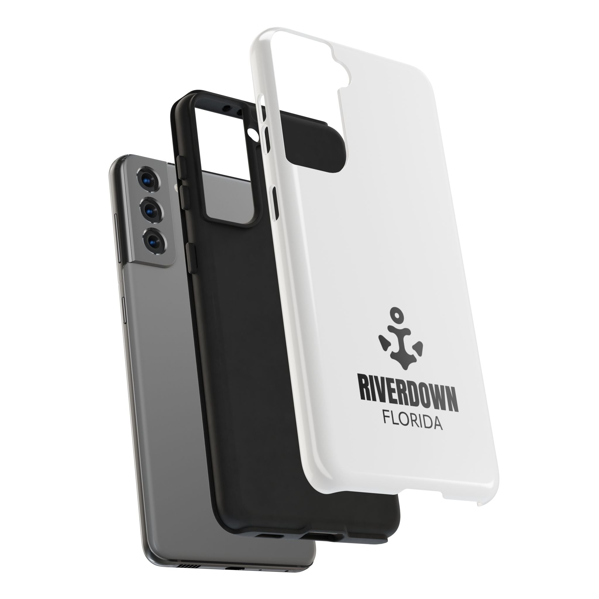 924 - Phone Case White Cap Riverdown Florida Tough Phone Case – Slim Protective iPhone Cover with R|D Logo