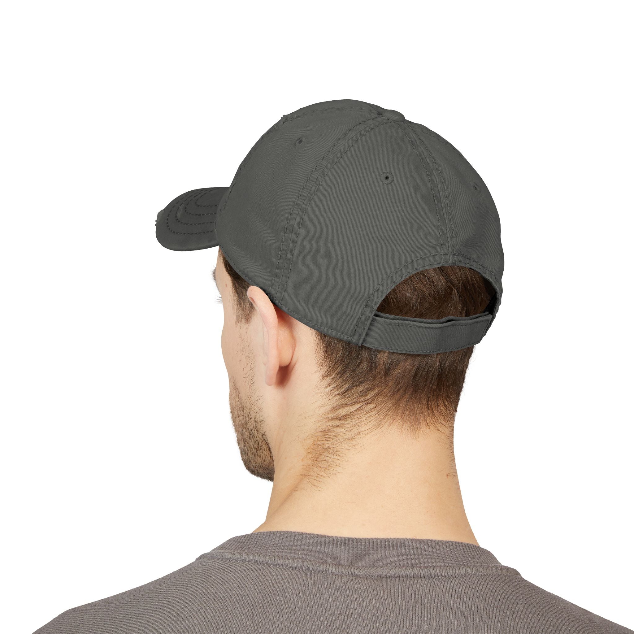935 - Pensacola Beach Embroidered Distressed Dad Hat - Embroidered Vintage Beach Cap