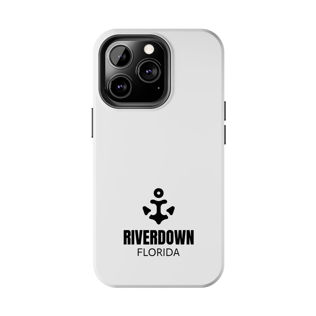 924 - Phone Case White Cap Riverdown Florida Tough Phone Case – Slim Protective iPhone Cover with R|D Logo