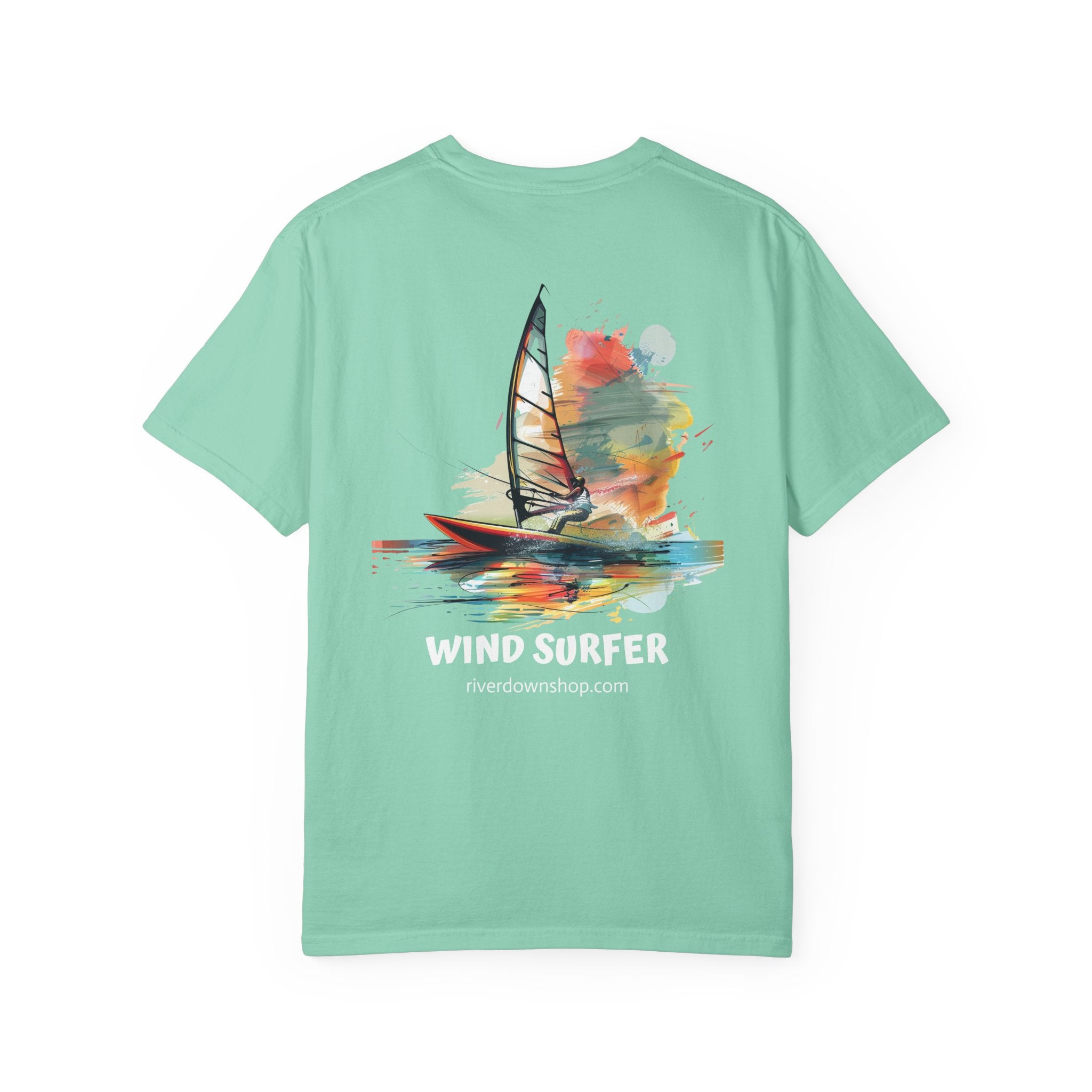 10 - Tee Multi Colors Wind Surfer — Minimalist Initials T-Shirt
