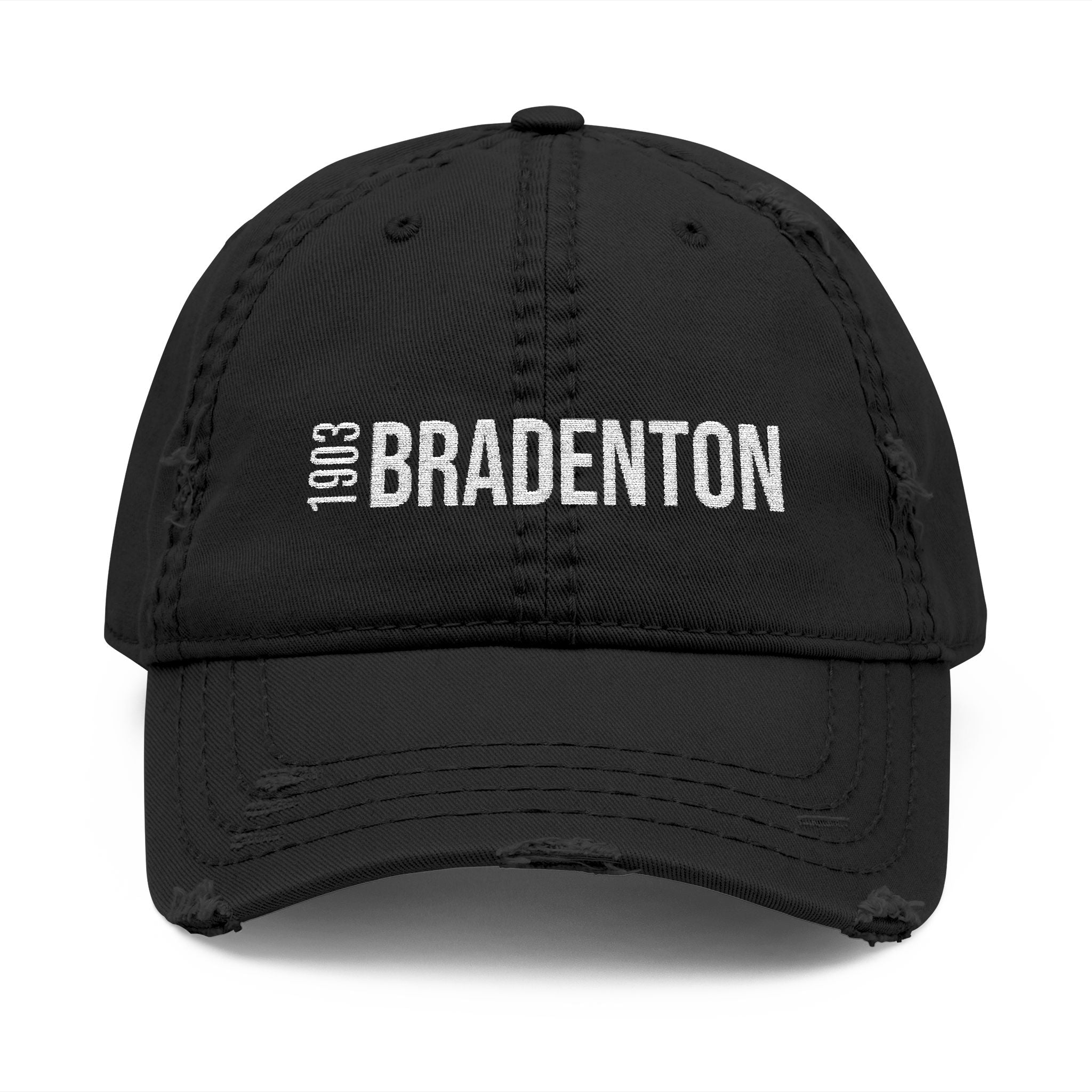 92 - Hat Multi Colors Distressed Embroidered 'Riverdown' Dad Hat – Vintage Washed Baseball Cap