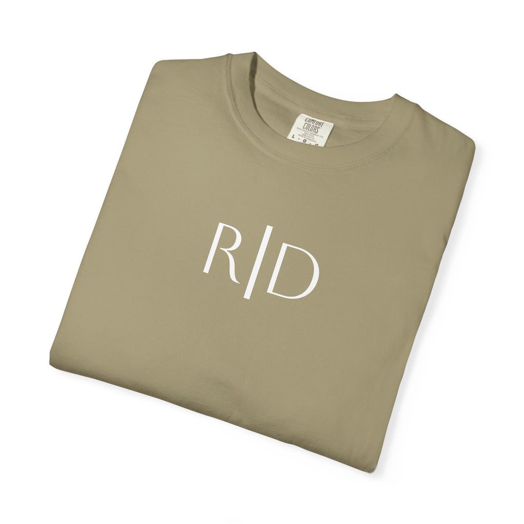 101 -  Tee Multi Colors Monogram R|D River Down Shop Classic Tee — Minimalist Initials T-Shirt