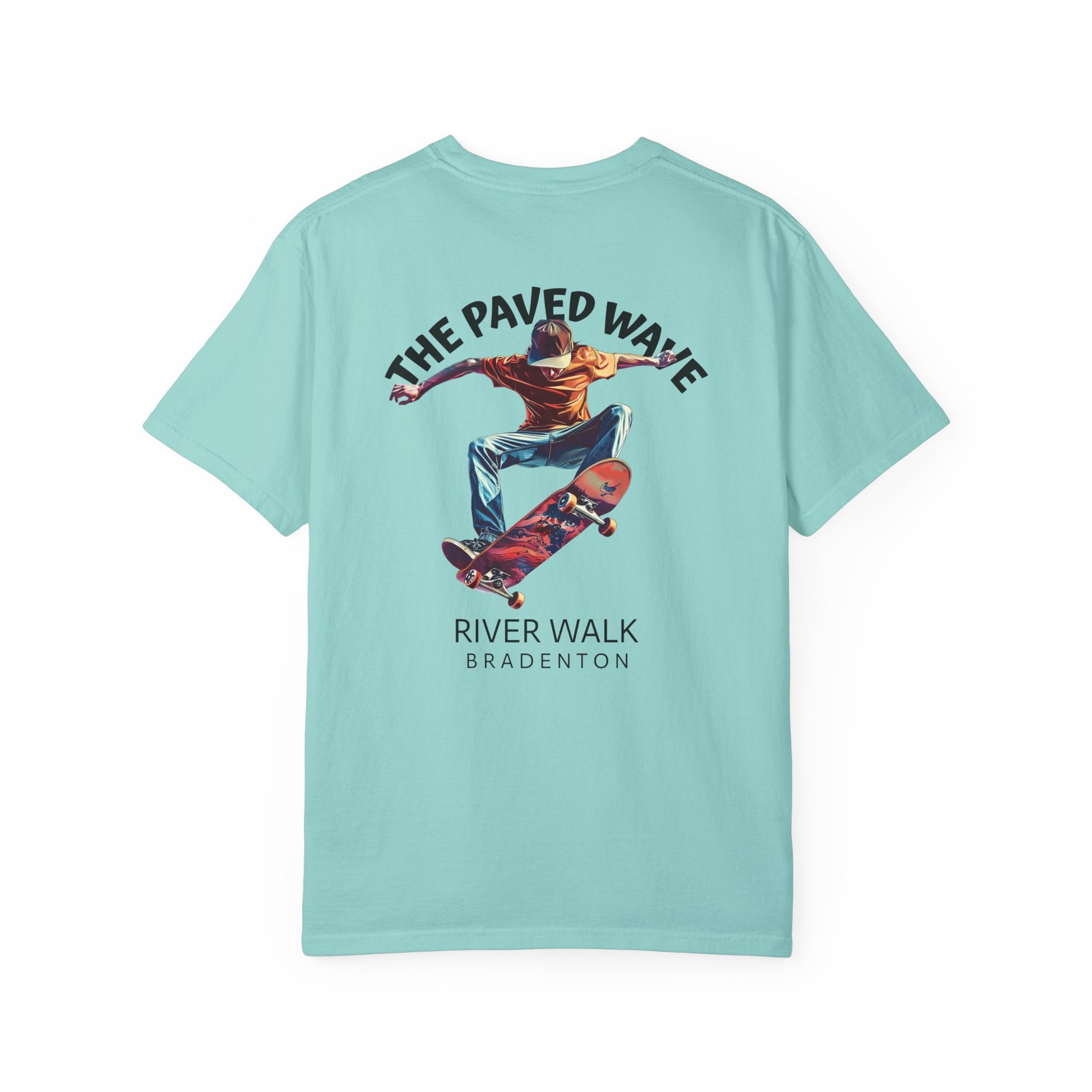 10 - Tee Multi Colors Paved Wave -  Minimalist Initials T-Shirt