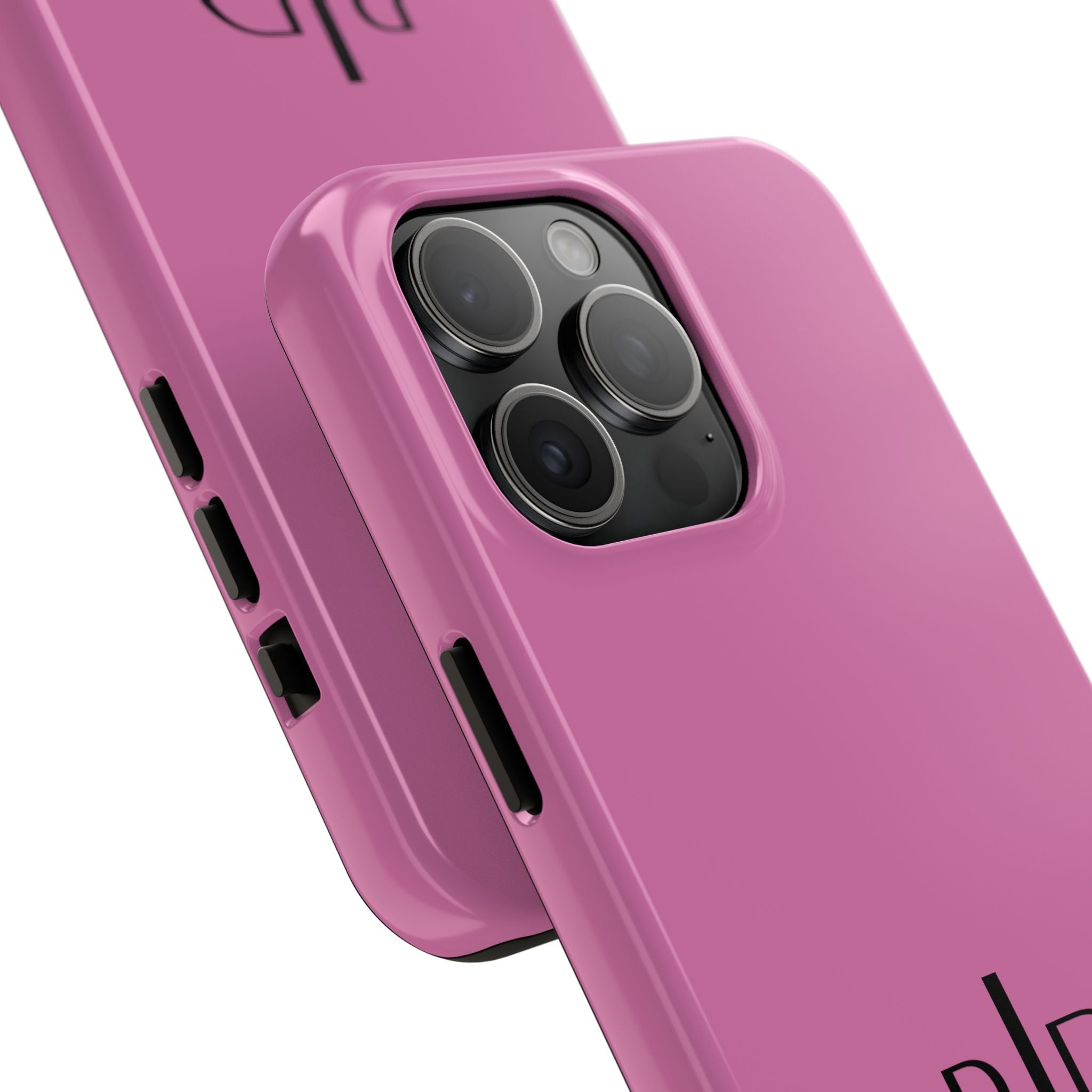 924 - Phone Case Pink Peddle — Durable Protective Phone Cover with Monogram Logo