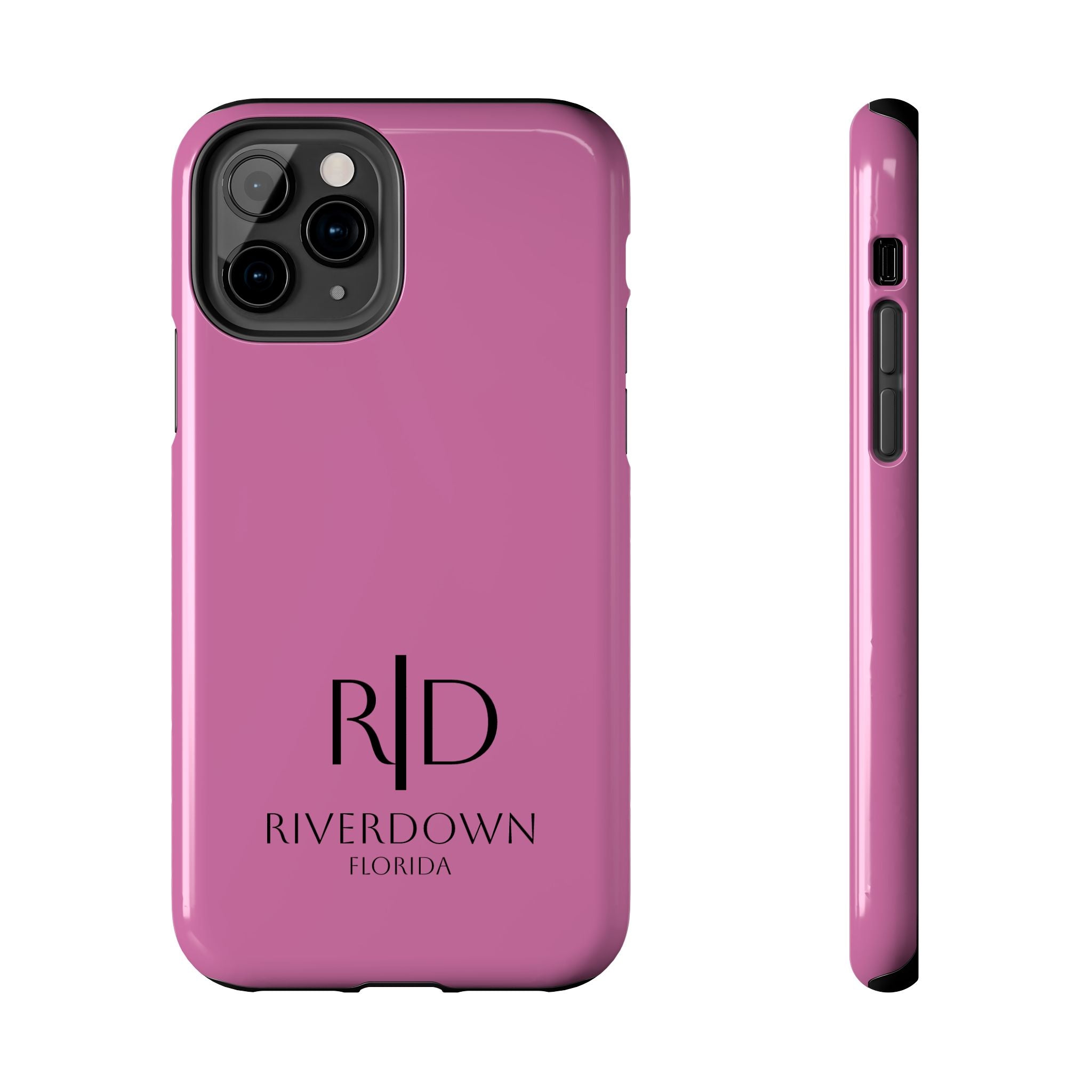 924 - Phone Case Pink Peddle Riverdown Florida Tough Phone Case – Slim Protective iPhone Cover with R|D Logo