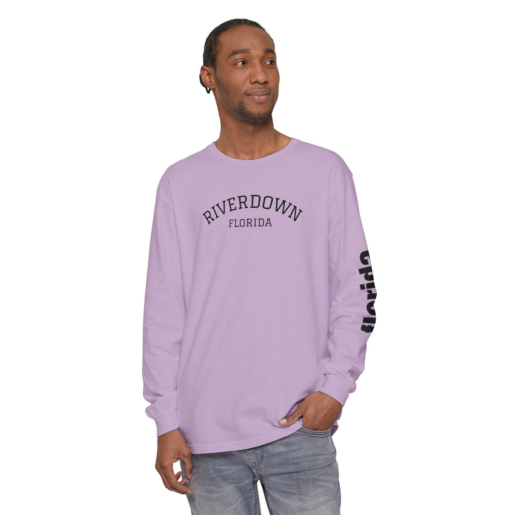 2 - Long Sleeve Tee Multi Colors 'R|D' — Florida Sleeve Graphic