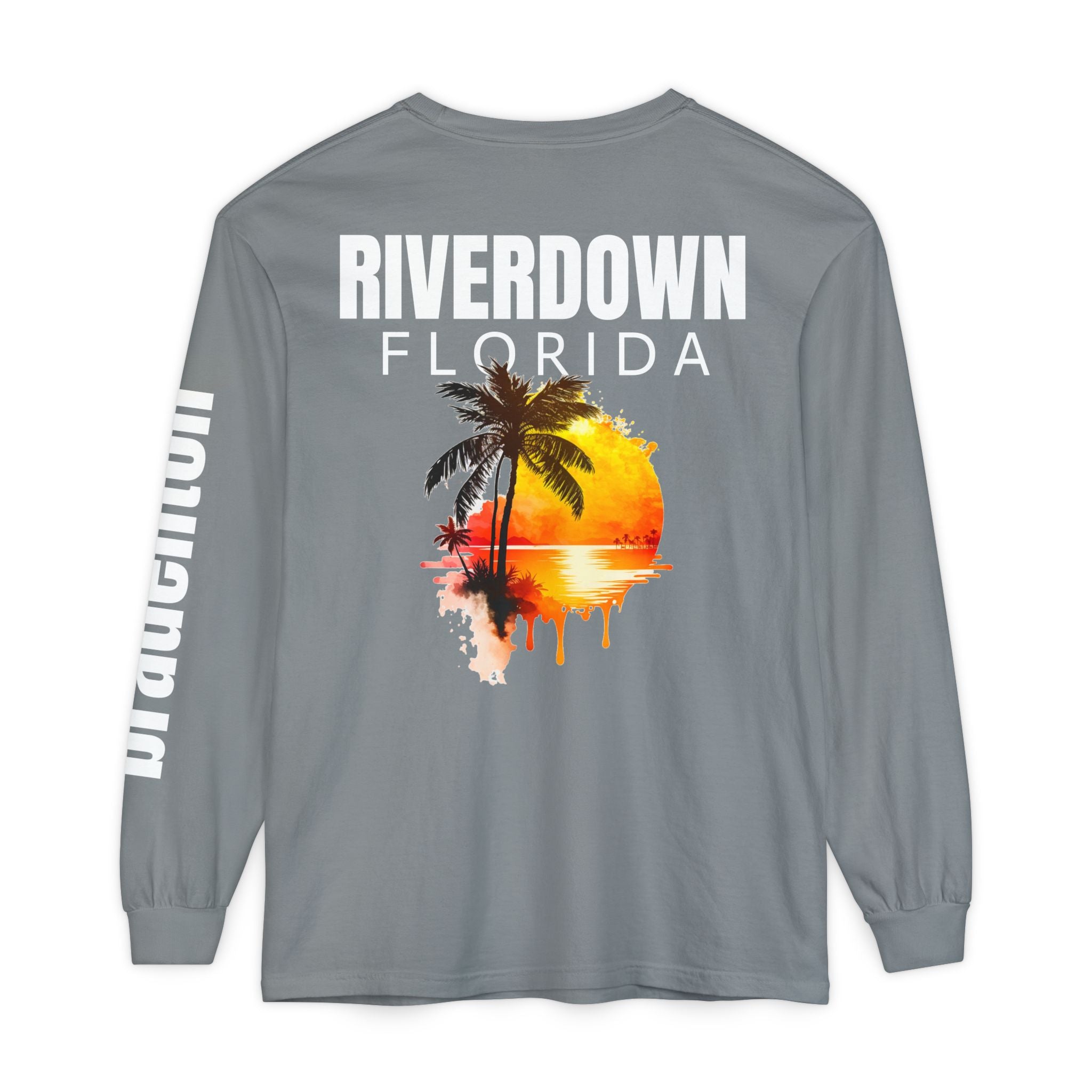 2 - Long Sleeve Bradenton Tee Multi Colors 'R|D' — Florida Sleeve Graphic