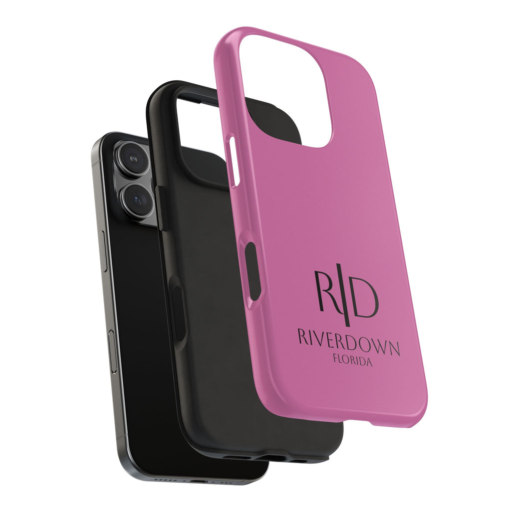 924 - Phone Case Pink Peddle Riverdown Florida Tough Phone Case – Slim Protective iPhone Cover with R|D Logo