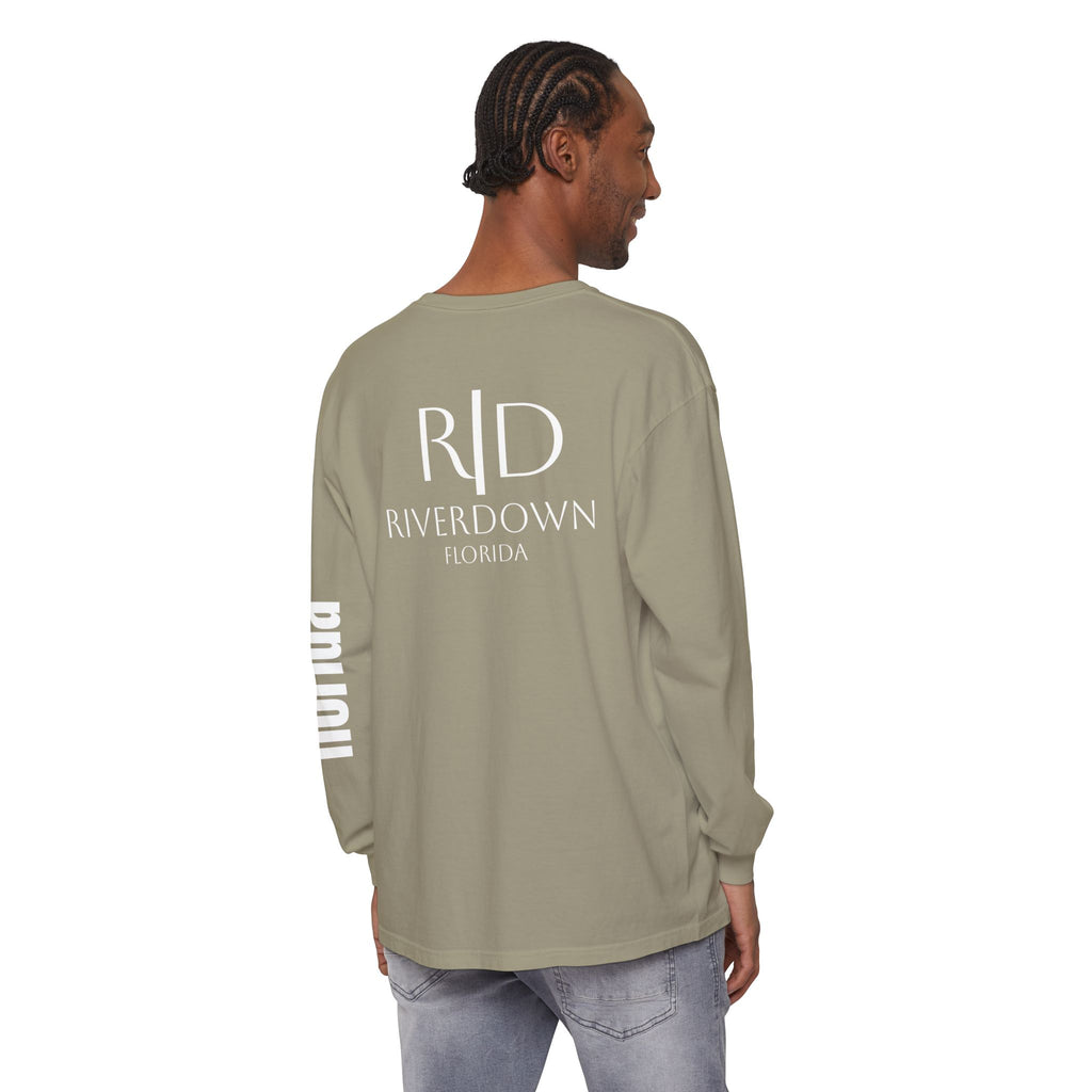 2 - Long Sleeve Tee Multi Colors 'R|D' — Florida Sleeve Graphic