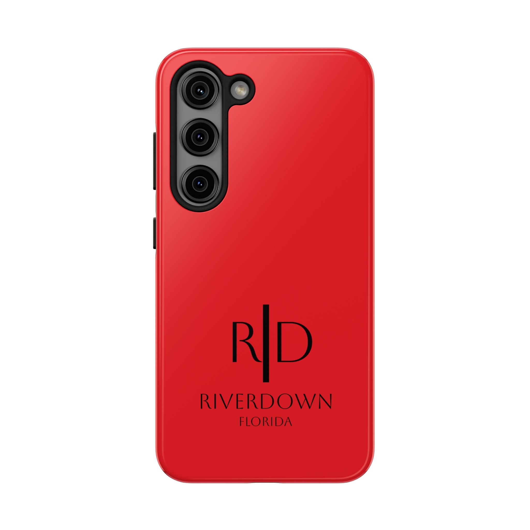 924 - Phone Case Red Berry — Durable Protective Phone Cover with Monogram Logo