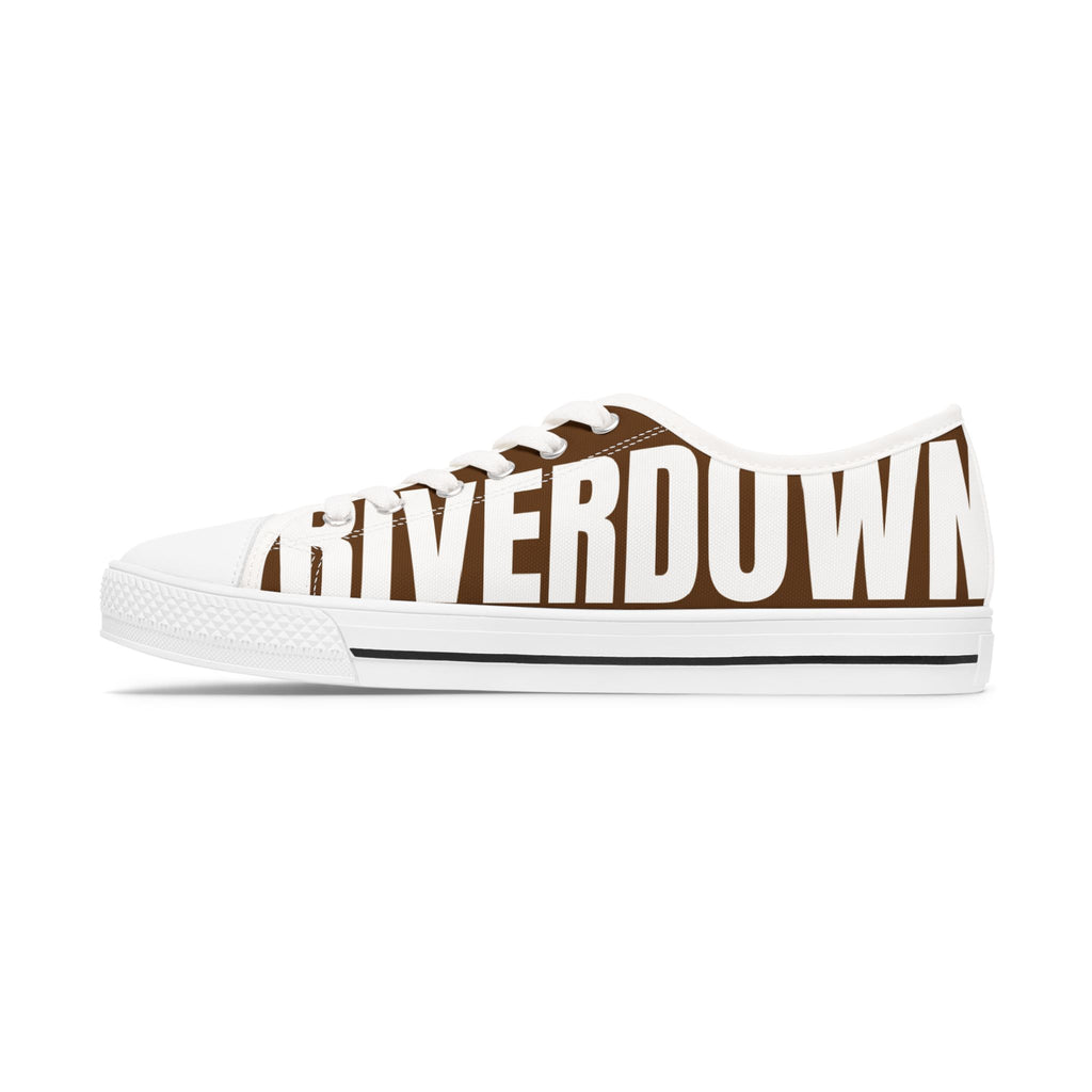 81 - Women’s Brown Low Top Sneakers — Canvas Shoes