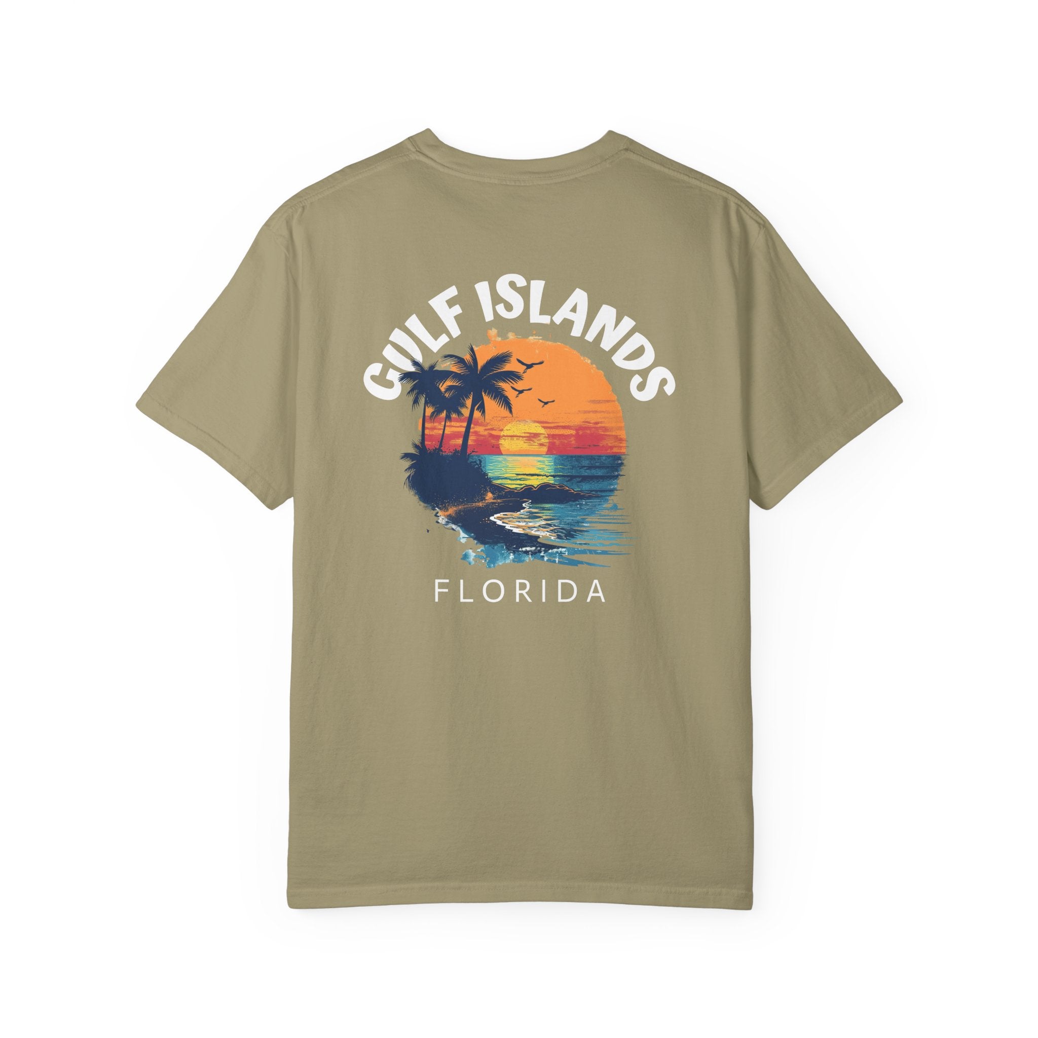 10 - Tee Multi Colors Gulf Islands Minimalist Initials T-Shirt