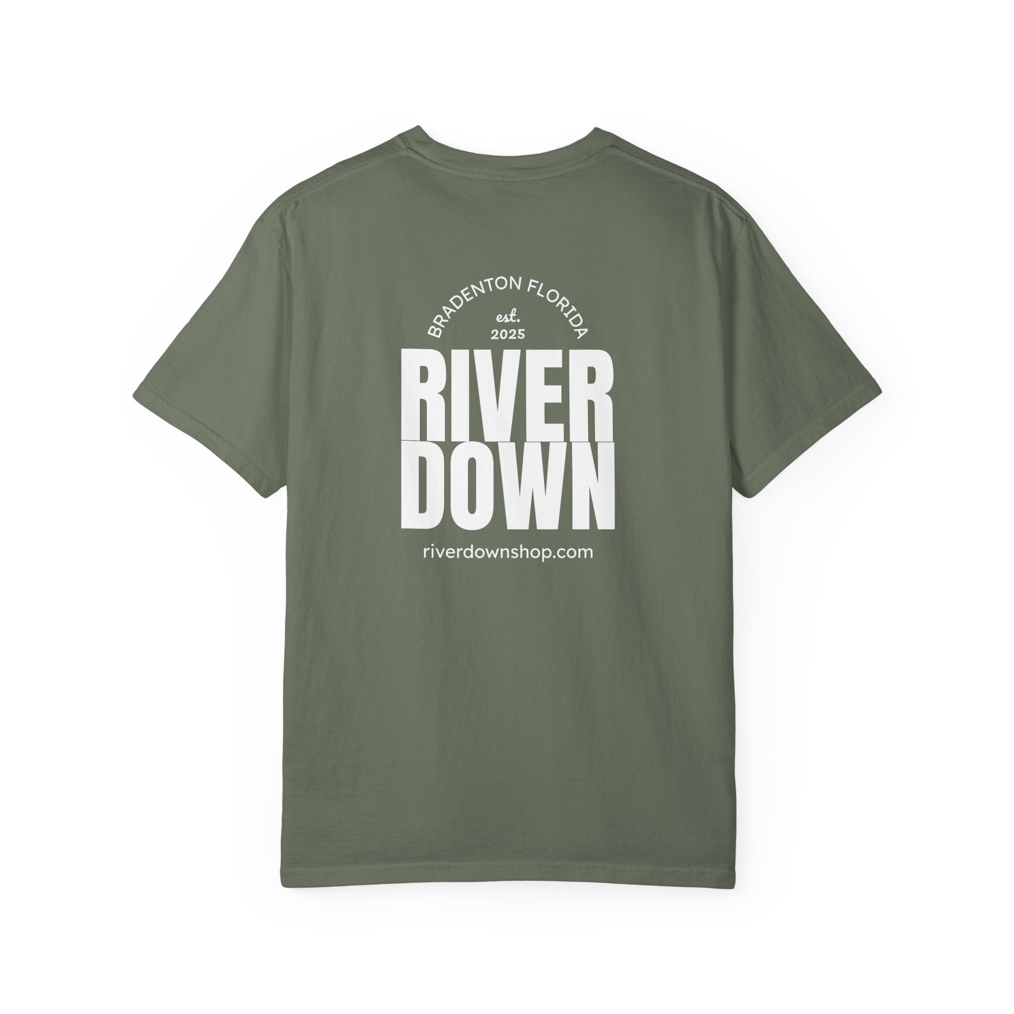 101 -  Tee Multi Colors Monogram R|D River Down Shop Classic Tee — Minimalist Initials T-Shirt
