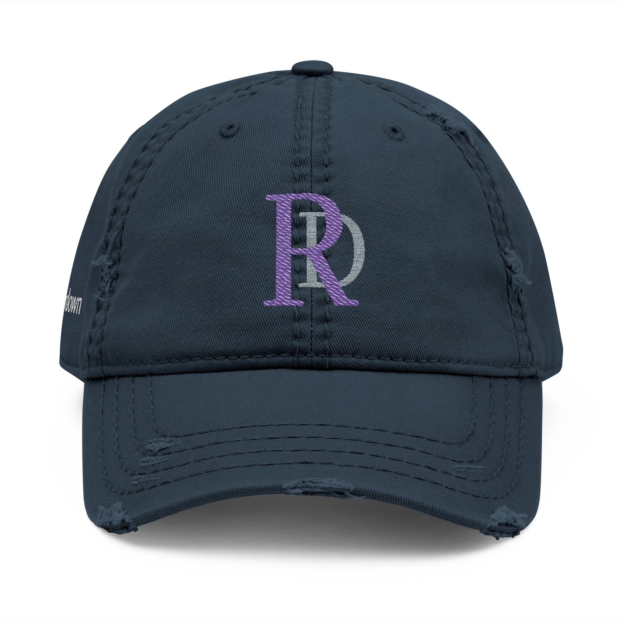 920 - Hat Multi Colors RD Distressed Embroidered 'Riverdown' Dad Hat – Vintage Washed Baseball Cap