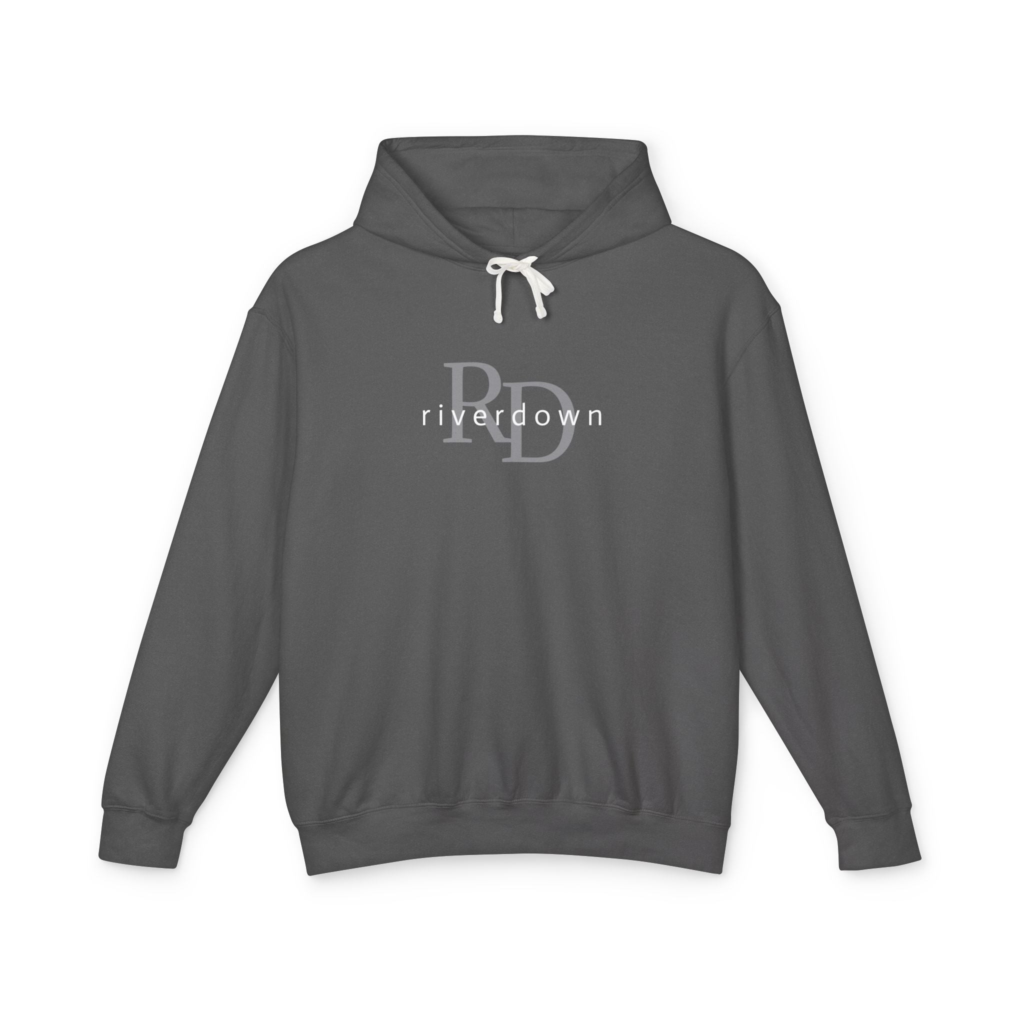 4 - Hoodie Multi Colors Collegiate Logo Hoodie — Lightweight Pastel Blue Sweatshirt