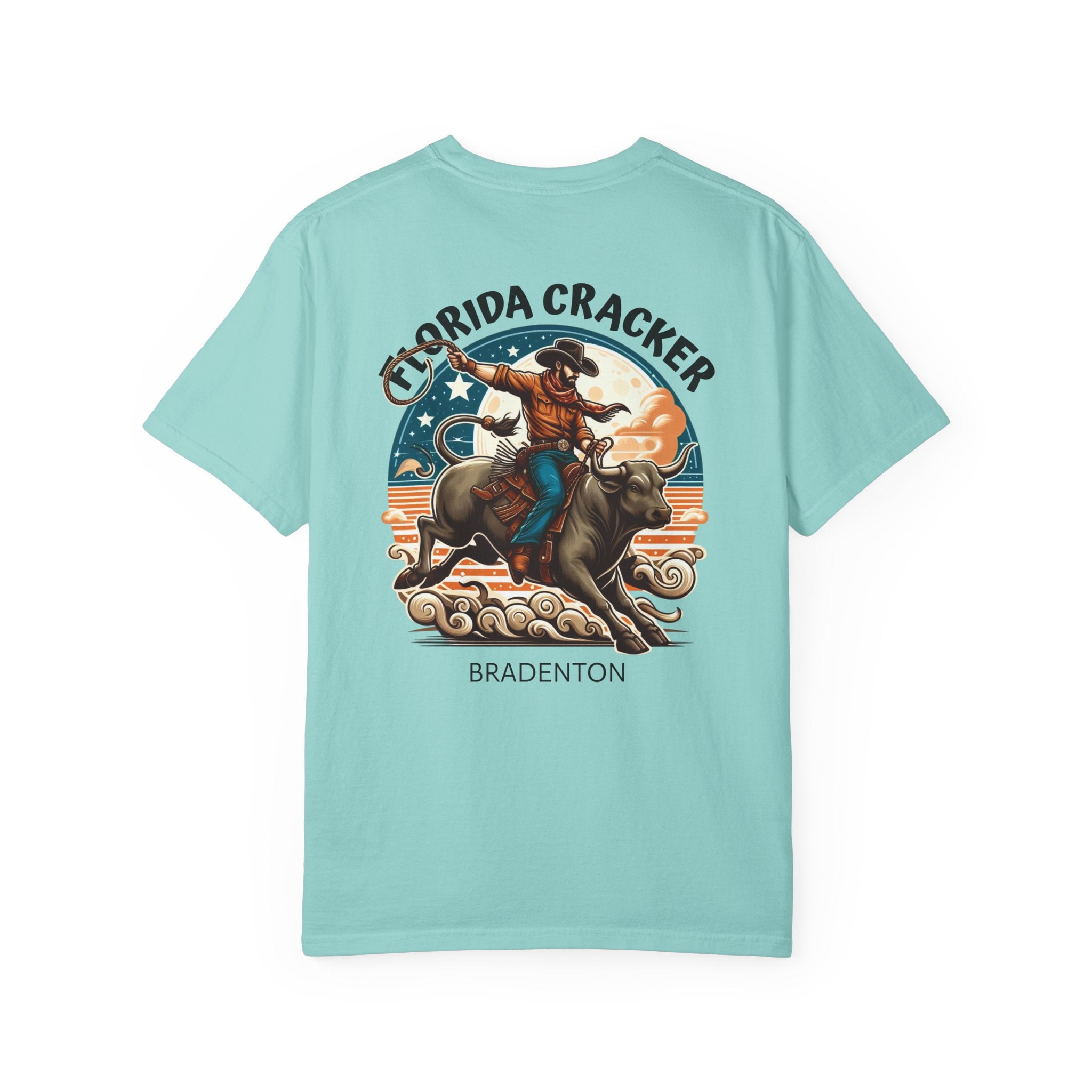 10 - Tee Multi Colors Florida Cracker -  Minimalist Initials T-Shirt