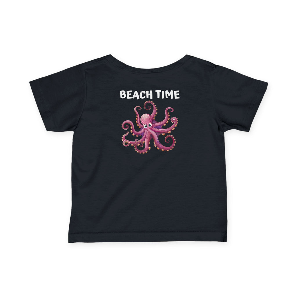 101 - Infant Tee —  Beach Time 2 Monogram Logo Baby Shirt