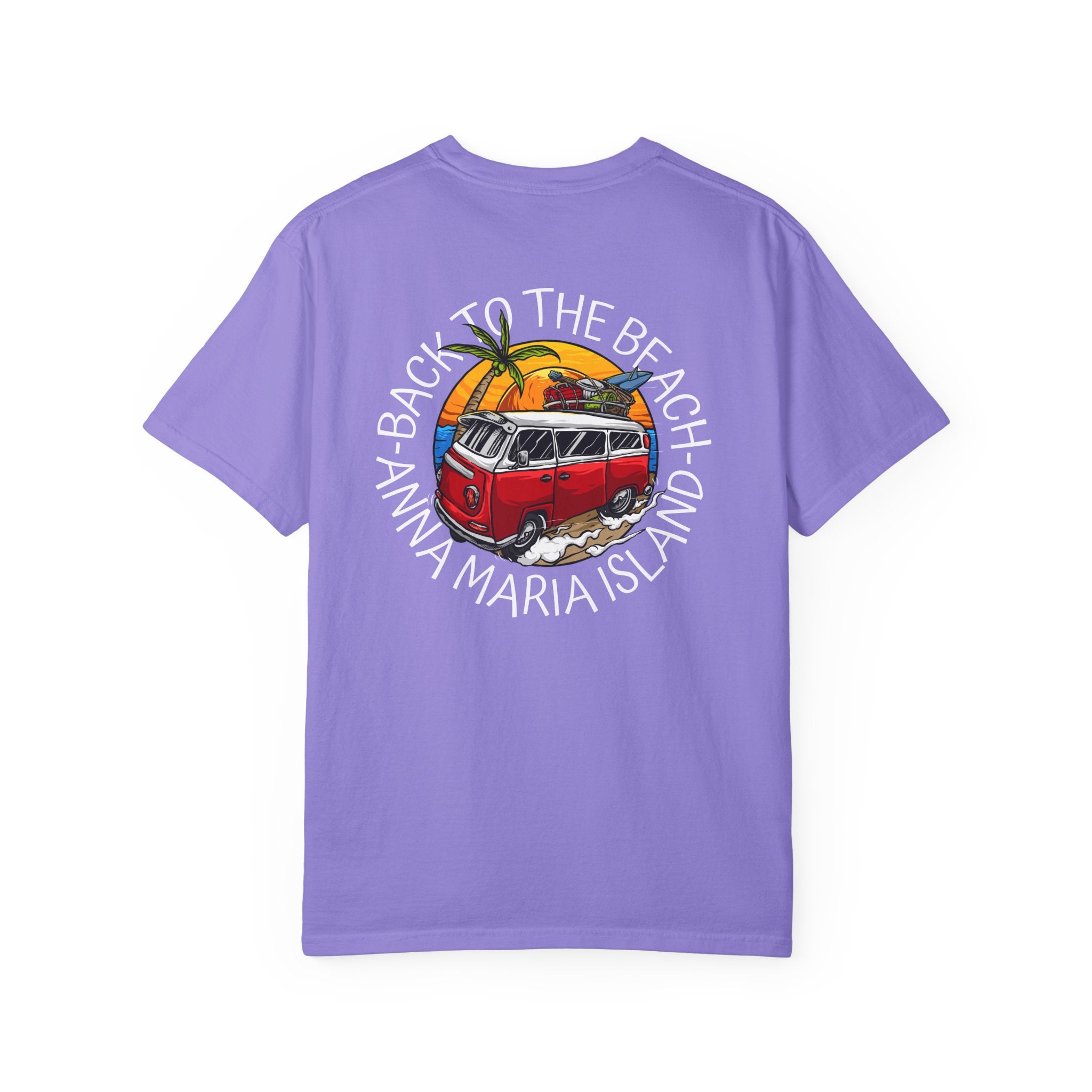 10 - Tee Multi Colors Back to the Beach -  Minimalist Initials T-Shirt