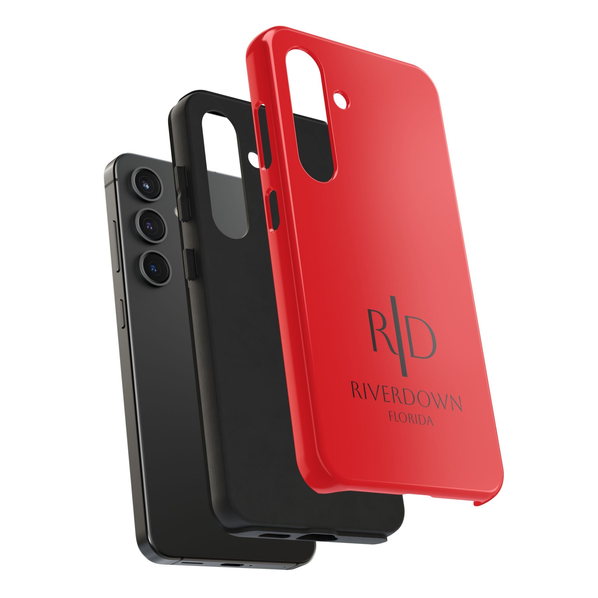 924 - Phone Case Red Berry — Durable Protective Phone Cover with Monogram Logo