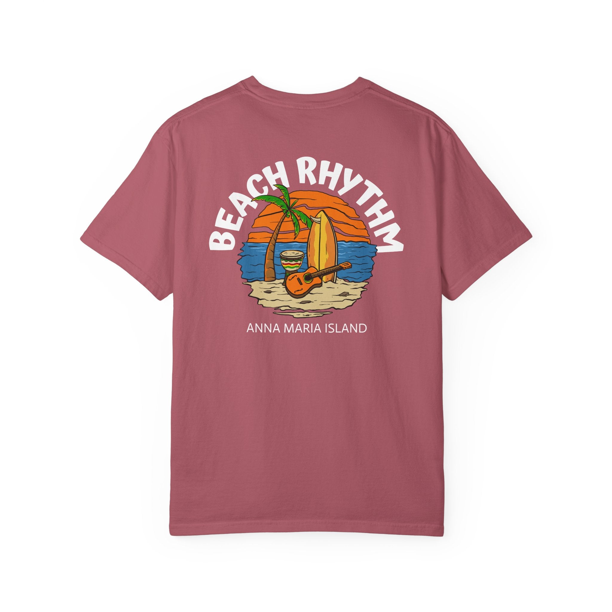 10 - Tee Multi Colors Beach Rhythm Minimalist Initials T-Shirt
