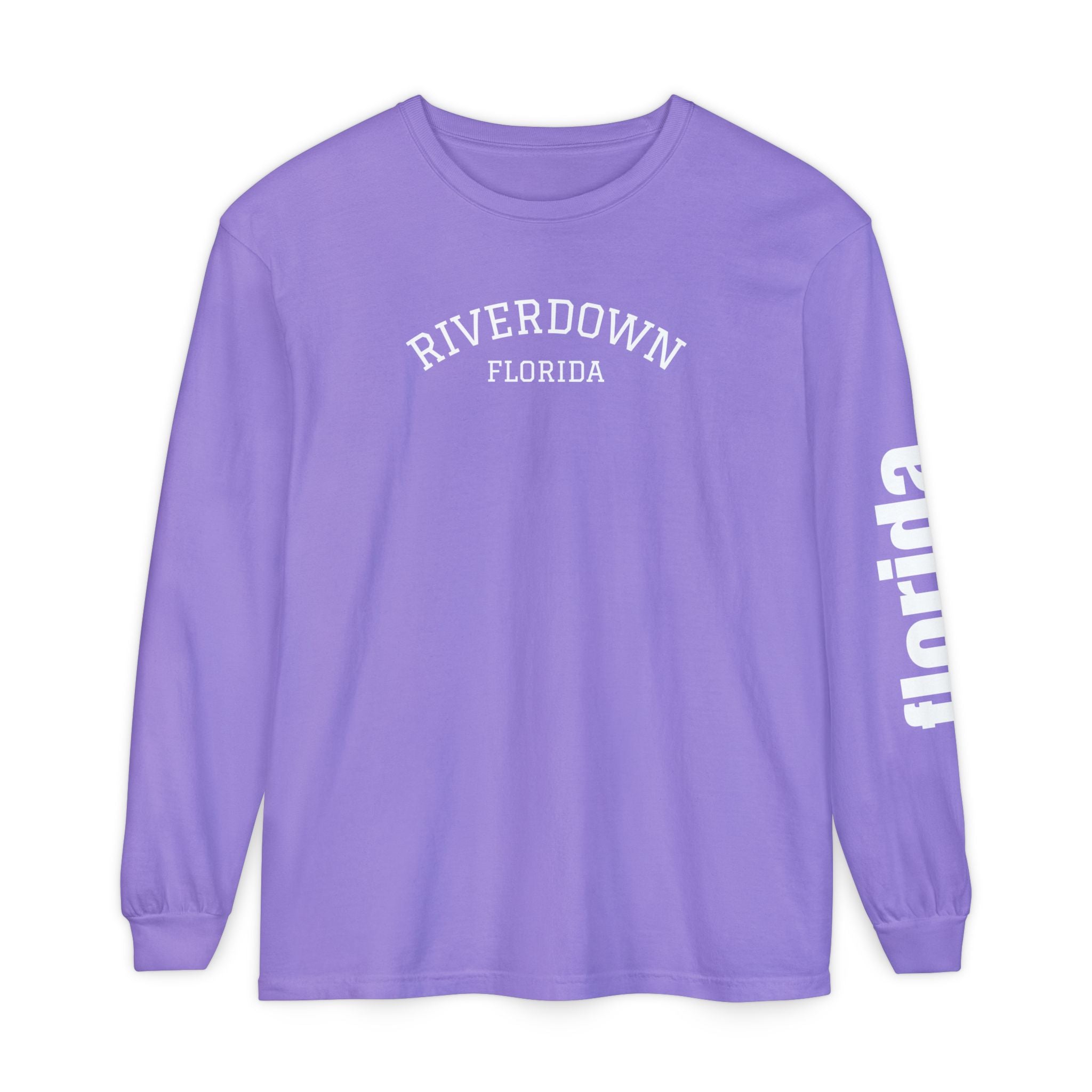 2 - Long Sleeve Tee Multi Colors 'R|D' — Florida Sleeve Graphic