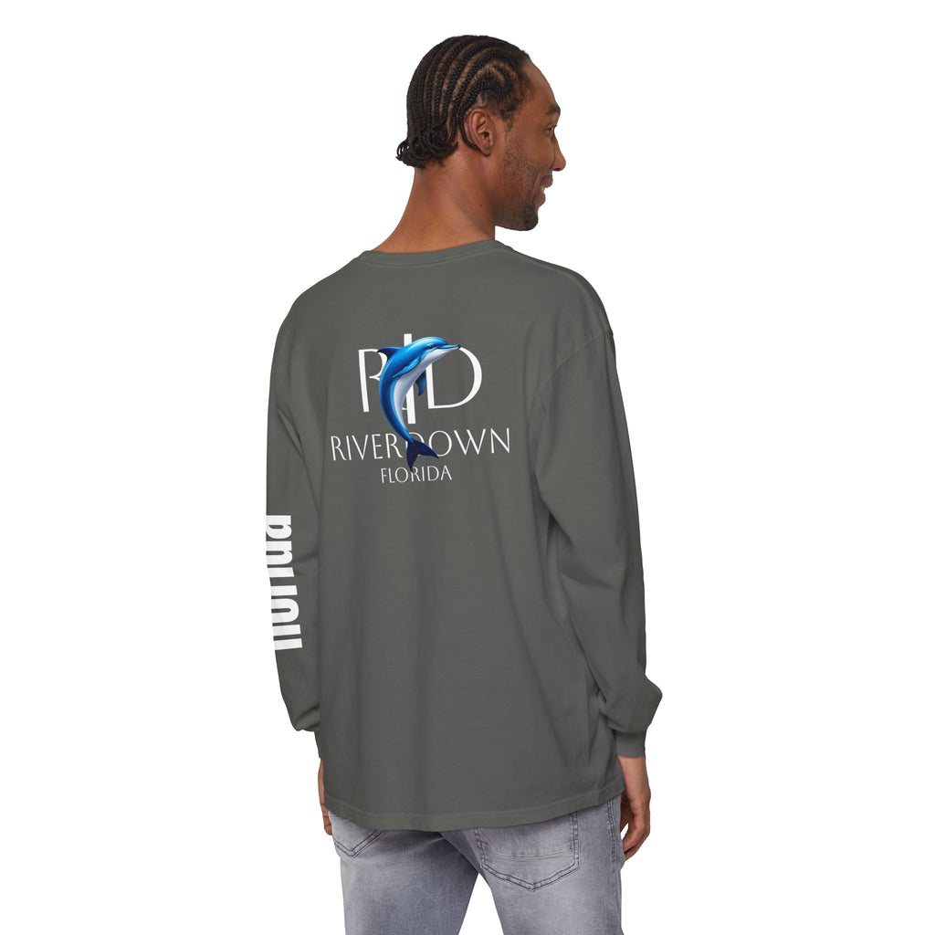 2 - Long Sleeve Tee Multi Colors 'R|D' — Florida Sleeve Graphic