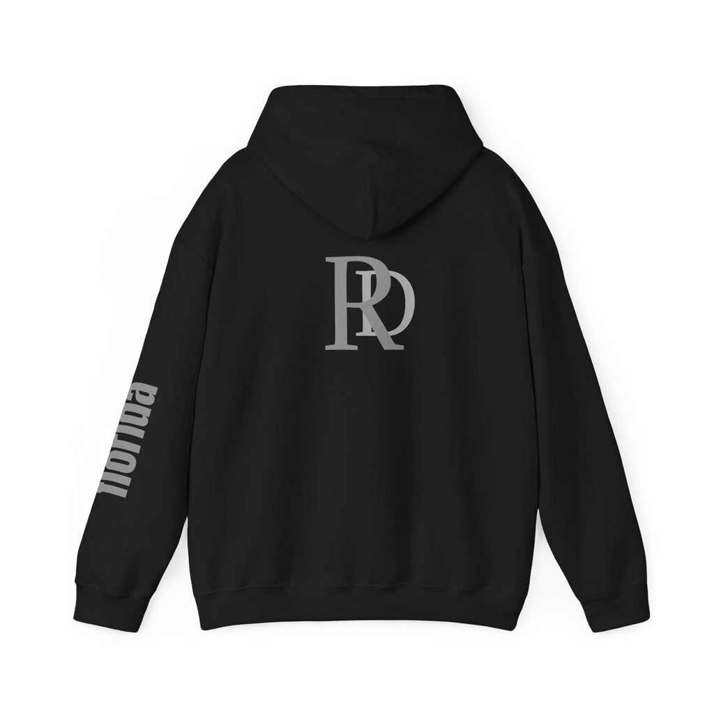 4 - Unisex Heavy RD Overlay Hooded Sweatshirt