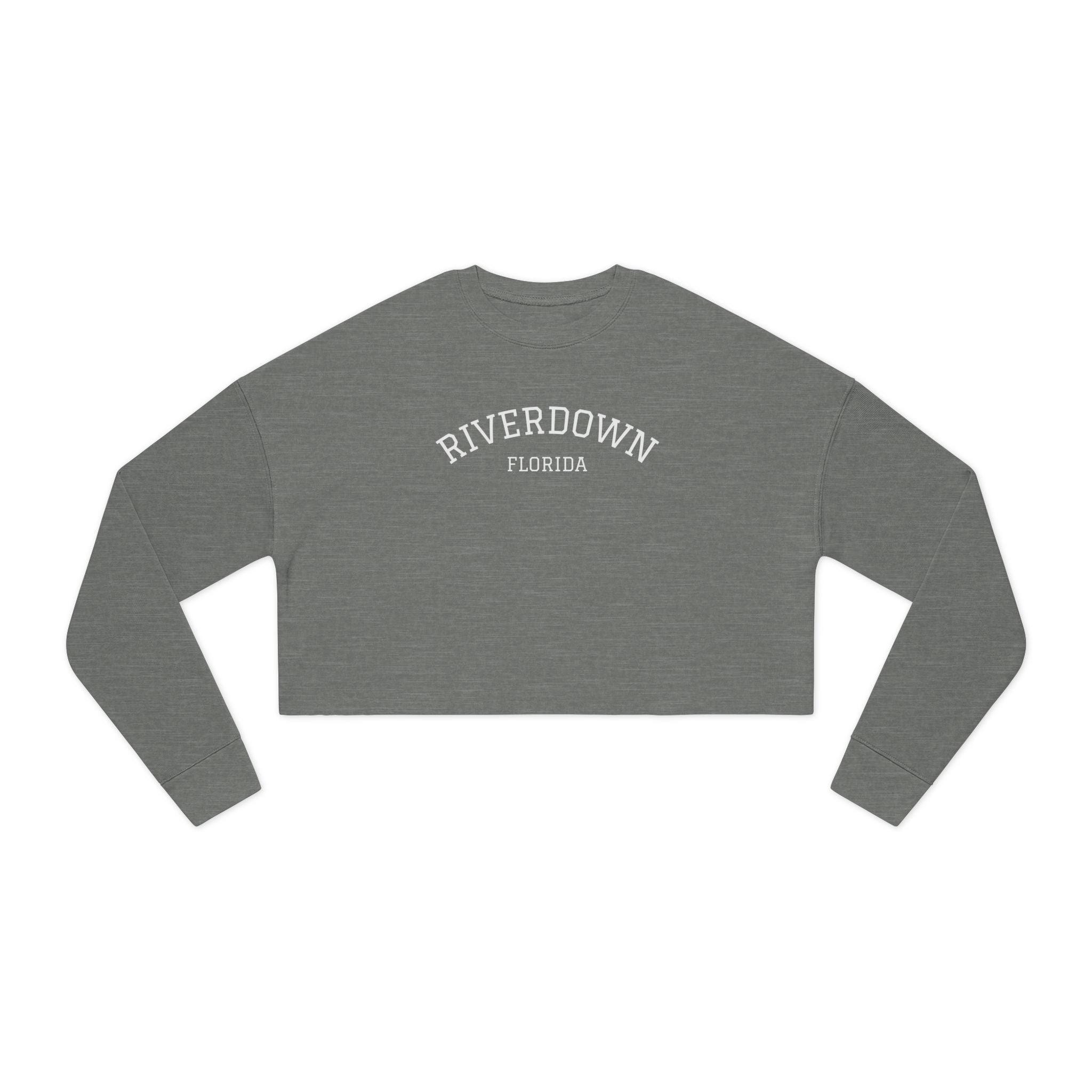 3 - Sweatshirt  Multi Colors Cropped — Minimal Monogram RD Women's Cozy Crop