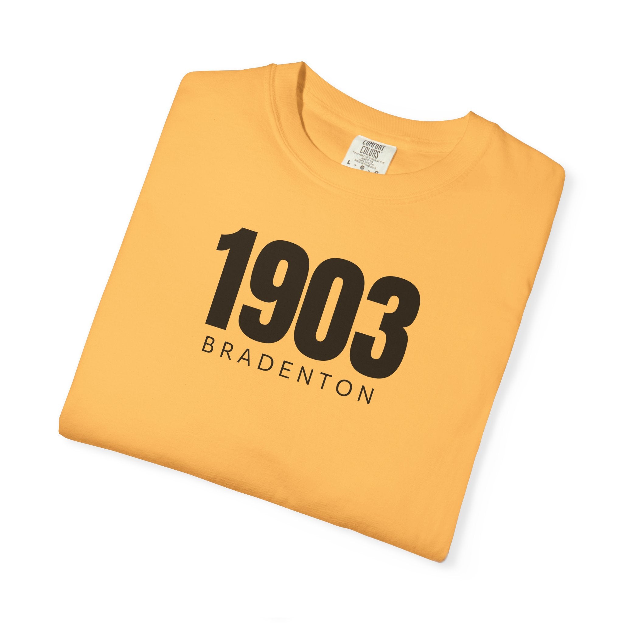 101 - Tee Multi Colors Bradenton 1903 Classic Tee — Minimalist Initials T-Shirt