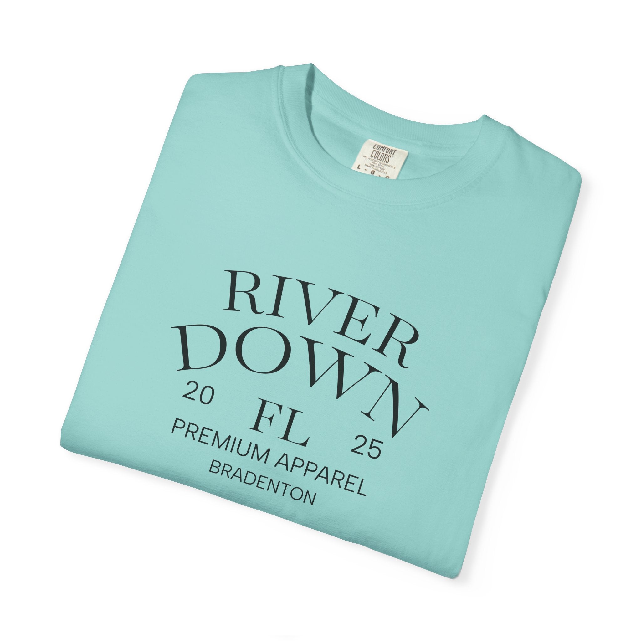 101 -  Tee Multi Colors Monogram R|D Plain Back Classic Tee — Minimalist Initials T-Shirt