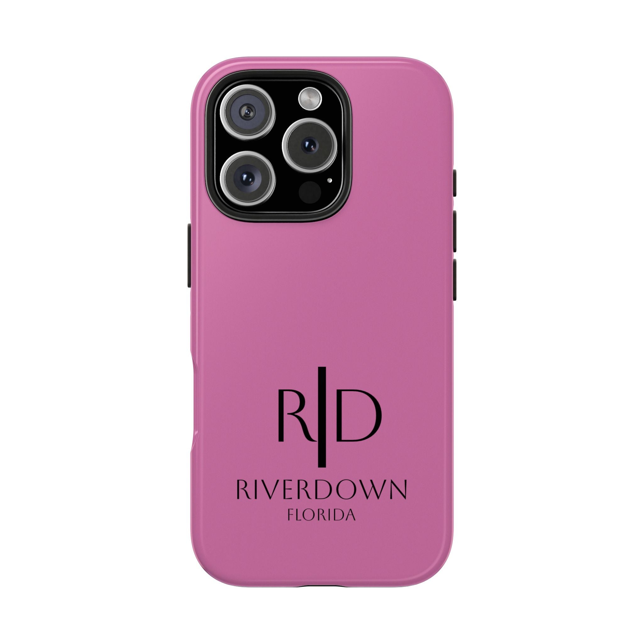 924 - Phone Case Pink Peddle — Durable Protective Phone Cover with Monogram Logo