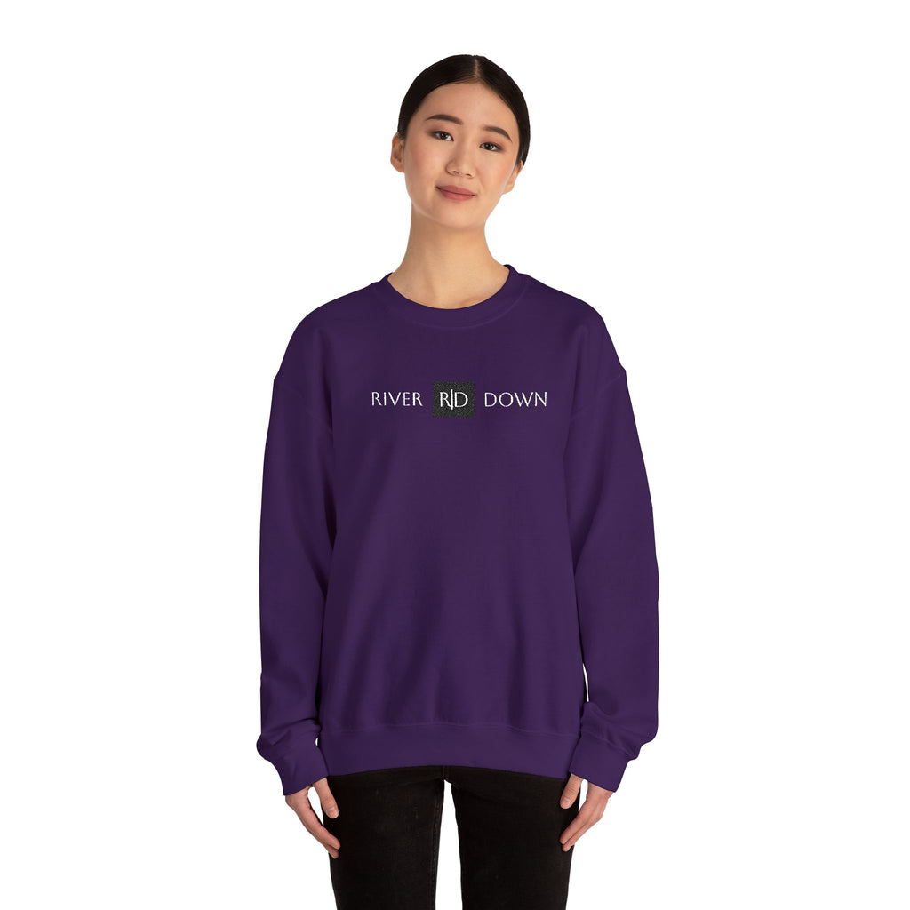 3 - Sweatshirt Embroidered Square RD Minimal Graphic Crewneck Sweatshirt — Small Black Patch Logo