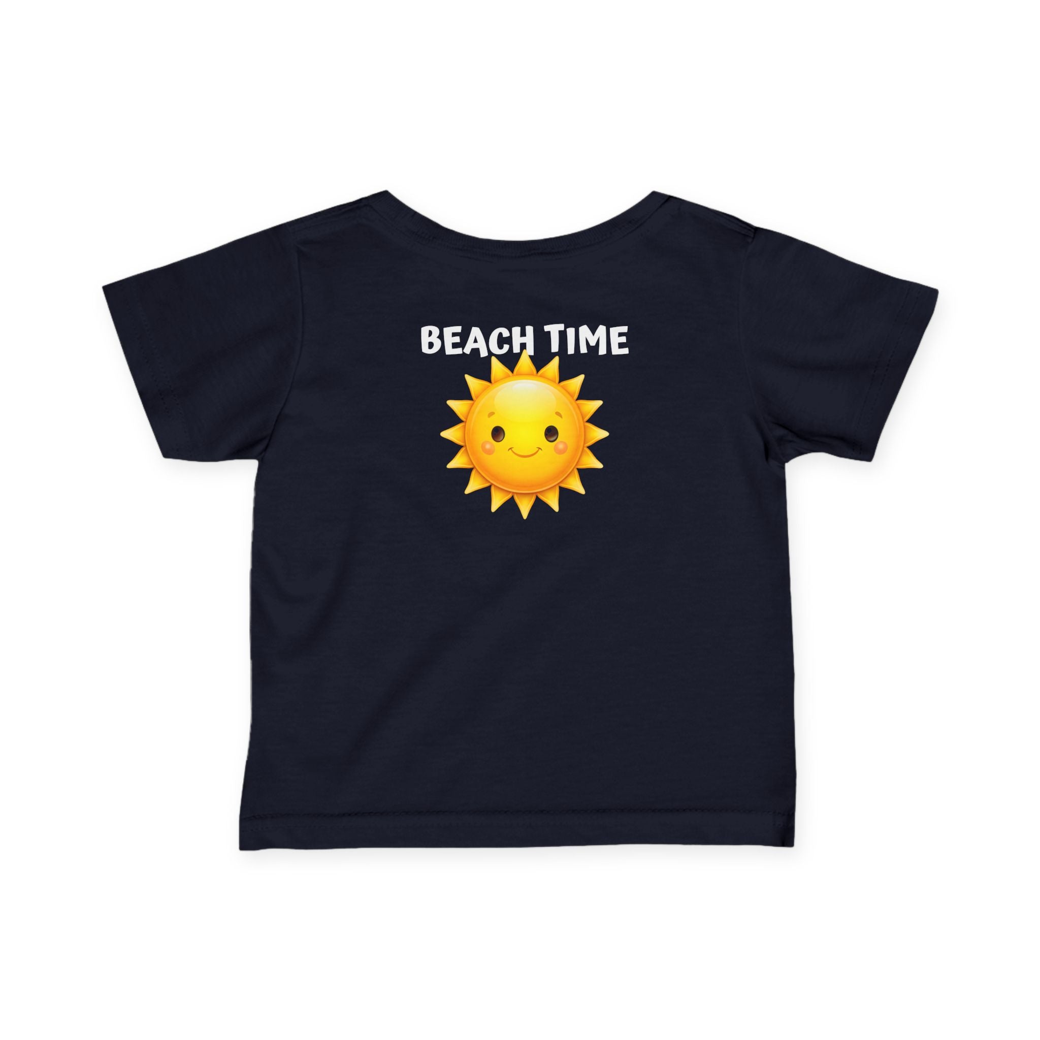 101 - Infant Tee — Beach Time Monogram Logo Baby Shirt