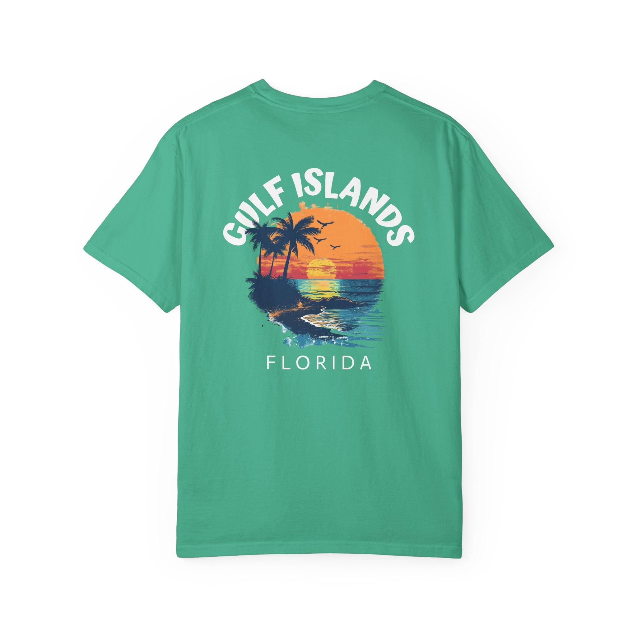 10 - Tee Multi Colors Gulf Islands Minimalist Initials T-Shirt