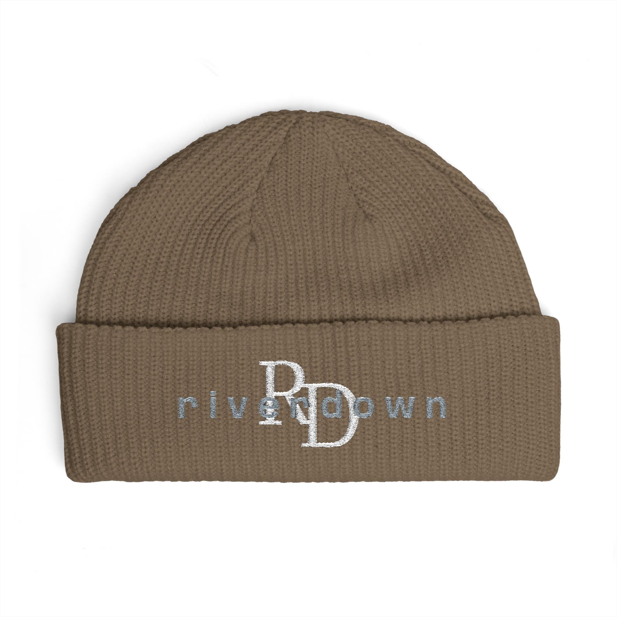 92 - RD Cuff Beanie Embroidered Streetwear Knit Cap