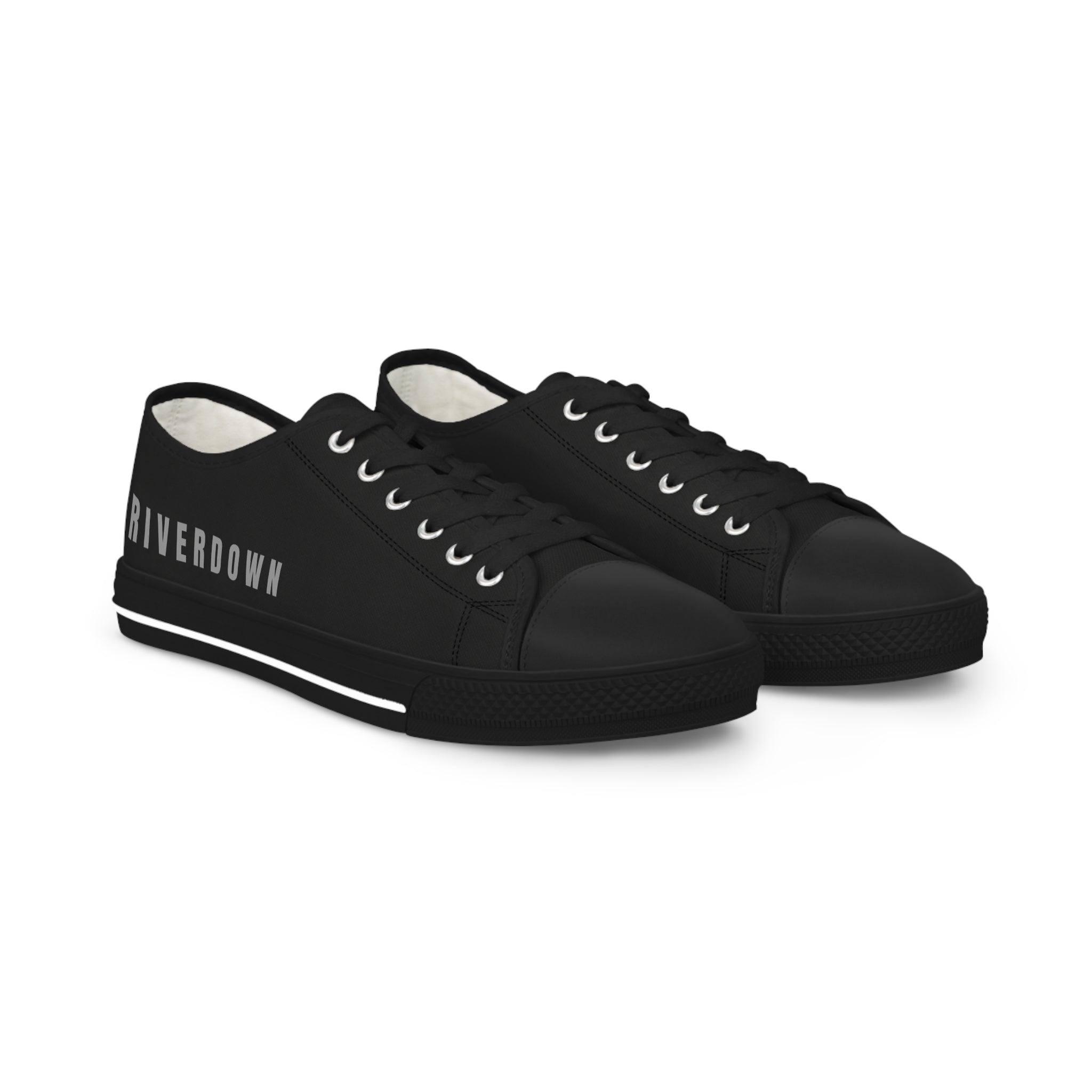 81 - Men's Night Low-Top Sneakers — Casual Canvas Trainers