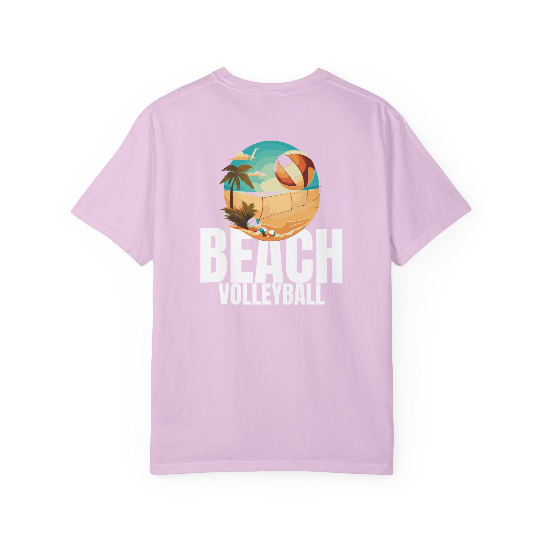 10 - Tee Multi Colors Beach Volleyball Minimalist Initials T-Shirt