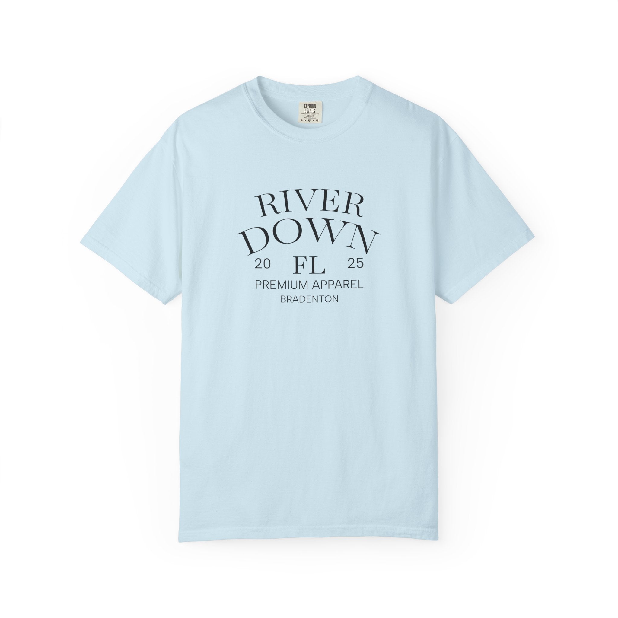 101 -  Tee Multi Colors Monogram R|D Plain Back Classic Tee — Minimalist Initials T-Shirt