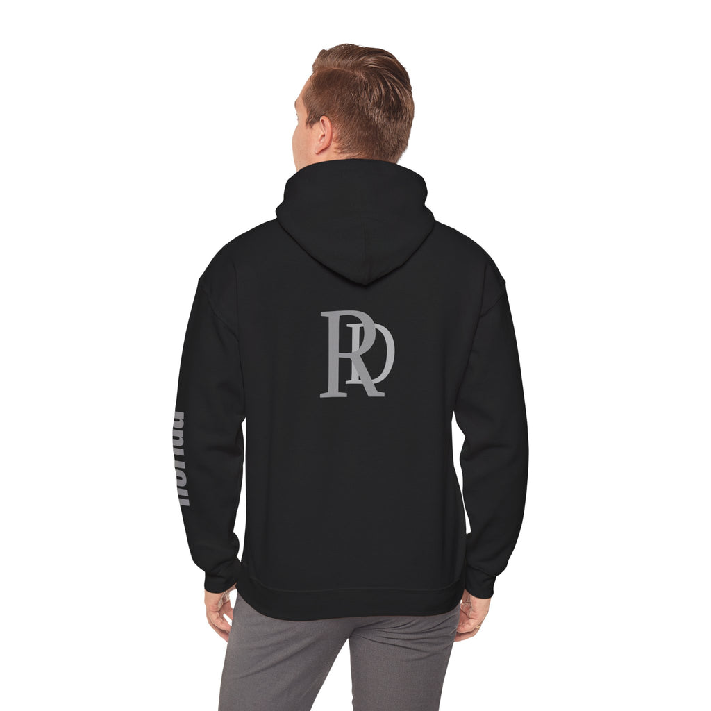 4 - Unisex Heavy RD Overlay Hooded Sweatshirt