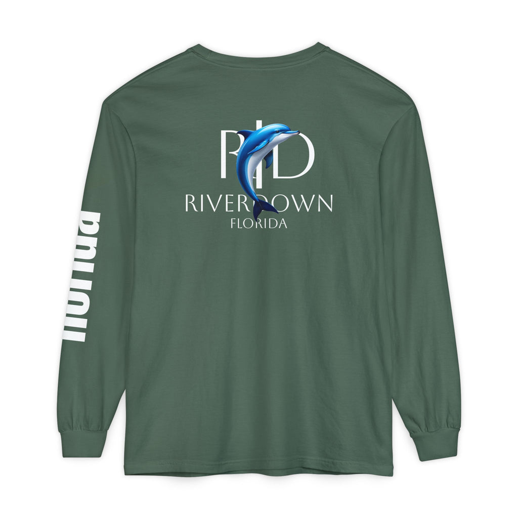 2 - Long Sleeve Tee Multi Colors 'R|D' — Florida Sleeve Graphic