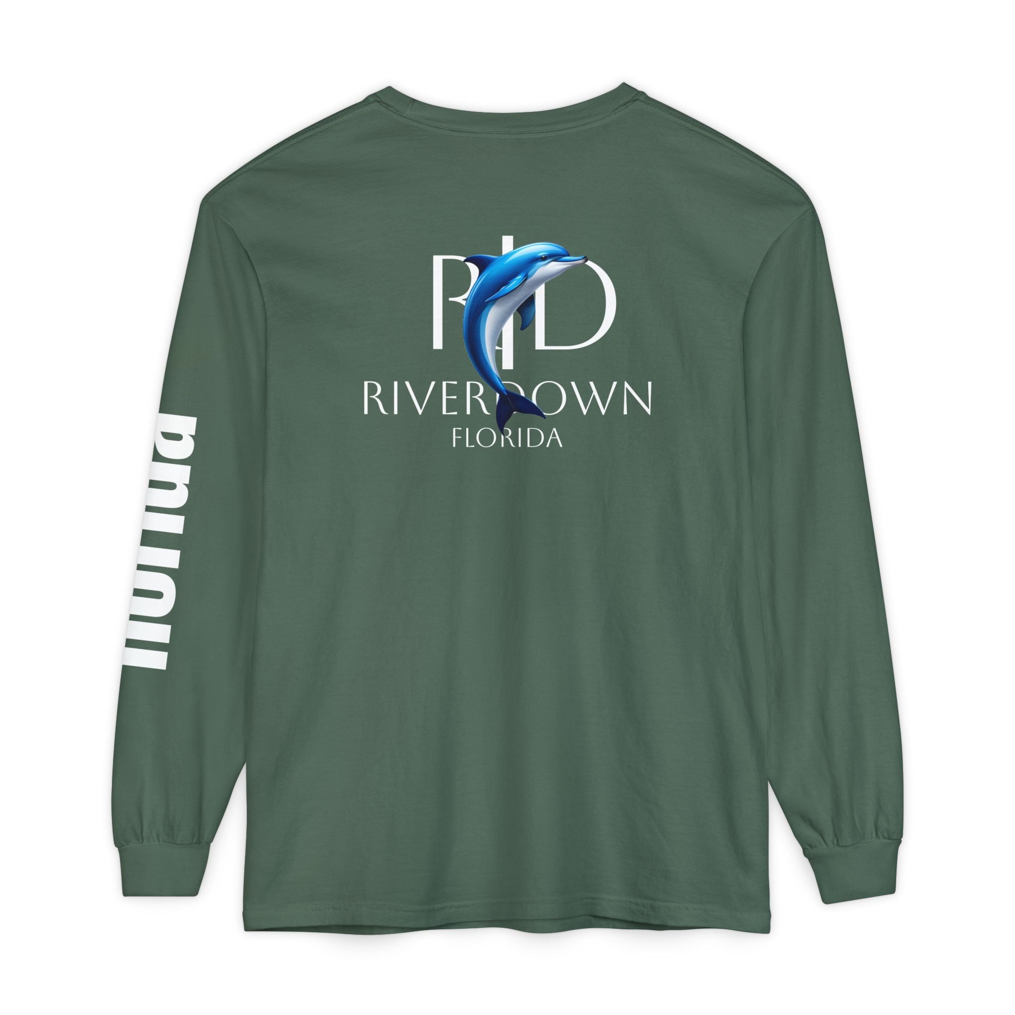 2 - Long Sleeve Tee Multi Colors 'R|D' — Florida Sleeve Graphic