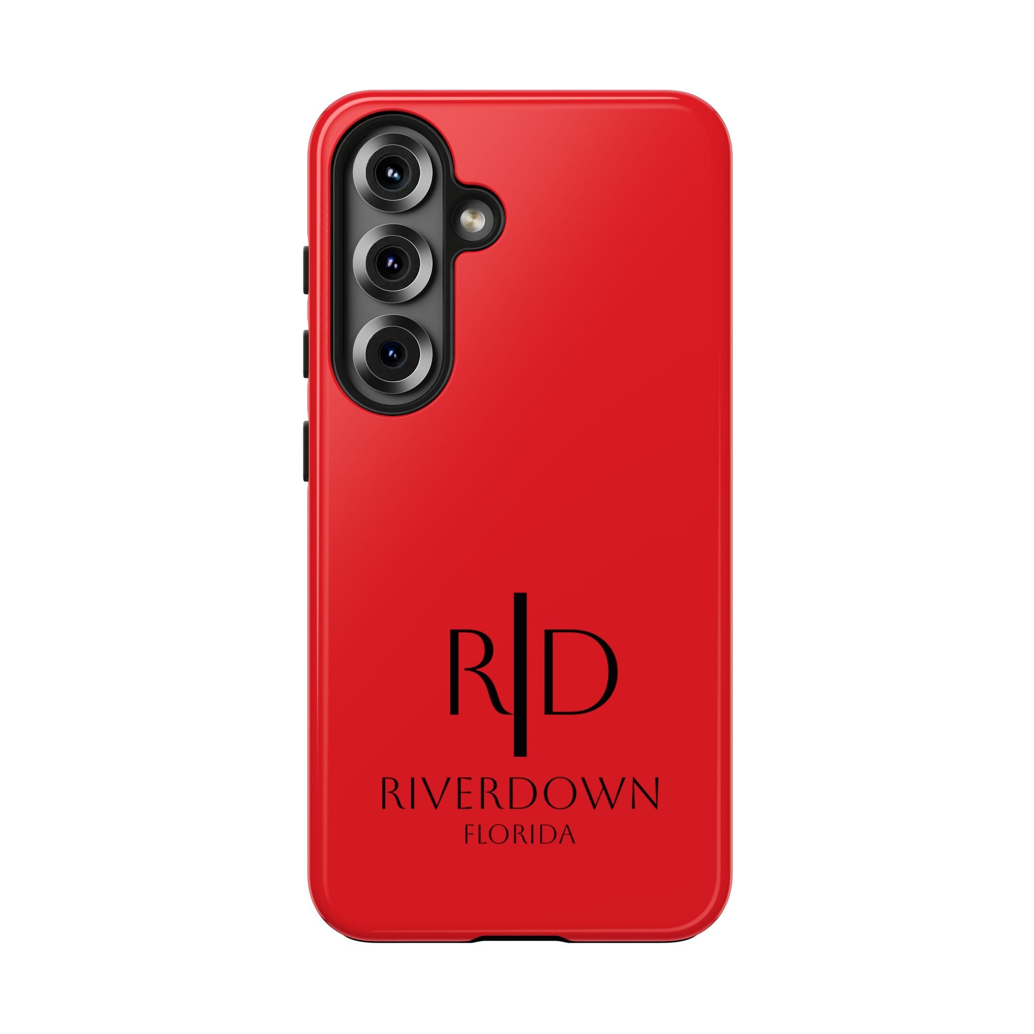 924 - Phone Case Red Berry — Durable Protective Phone Cover with Monogram Logo