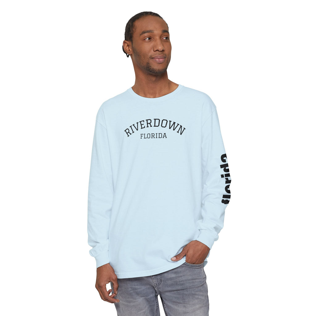 2 - Long Sleeve Tee Multi Colors 'R|D' — Florida Sleeve Graphic